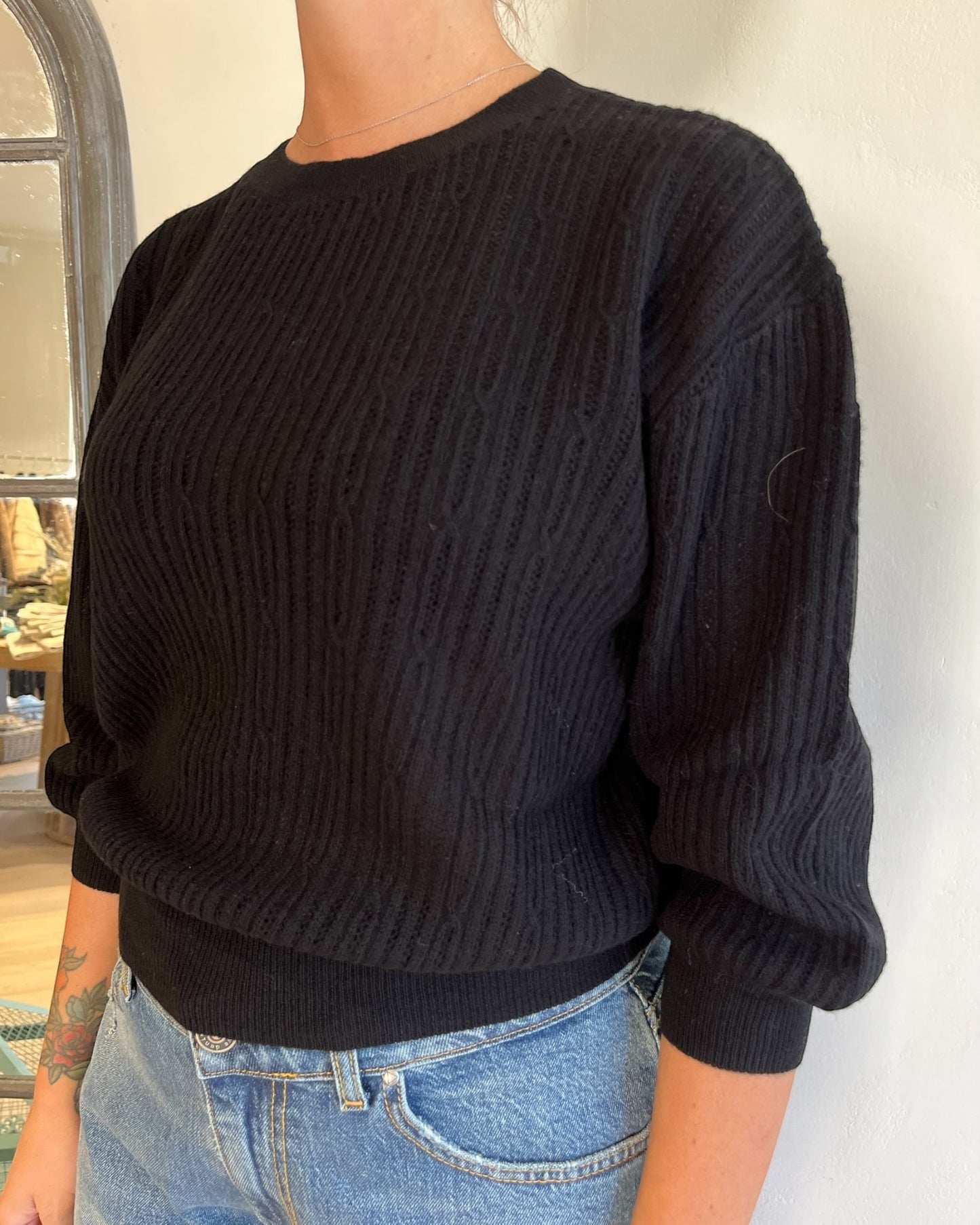 Maglia crop manica 3/4 art. WL1011 MOTEL