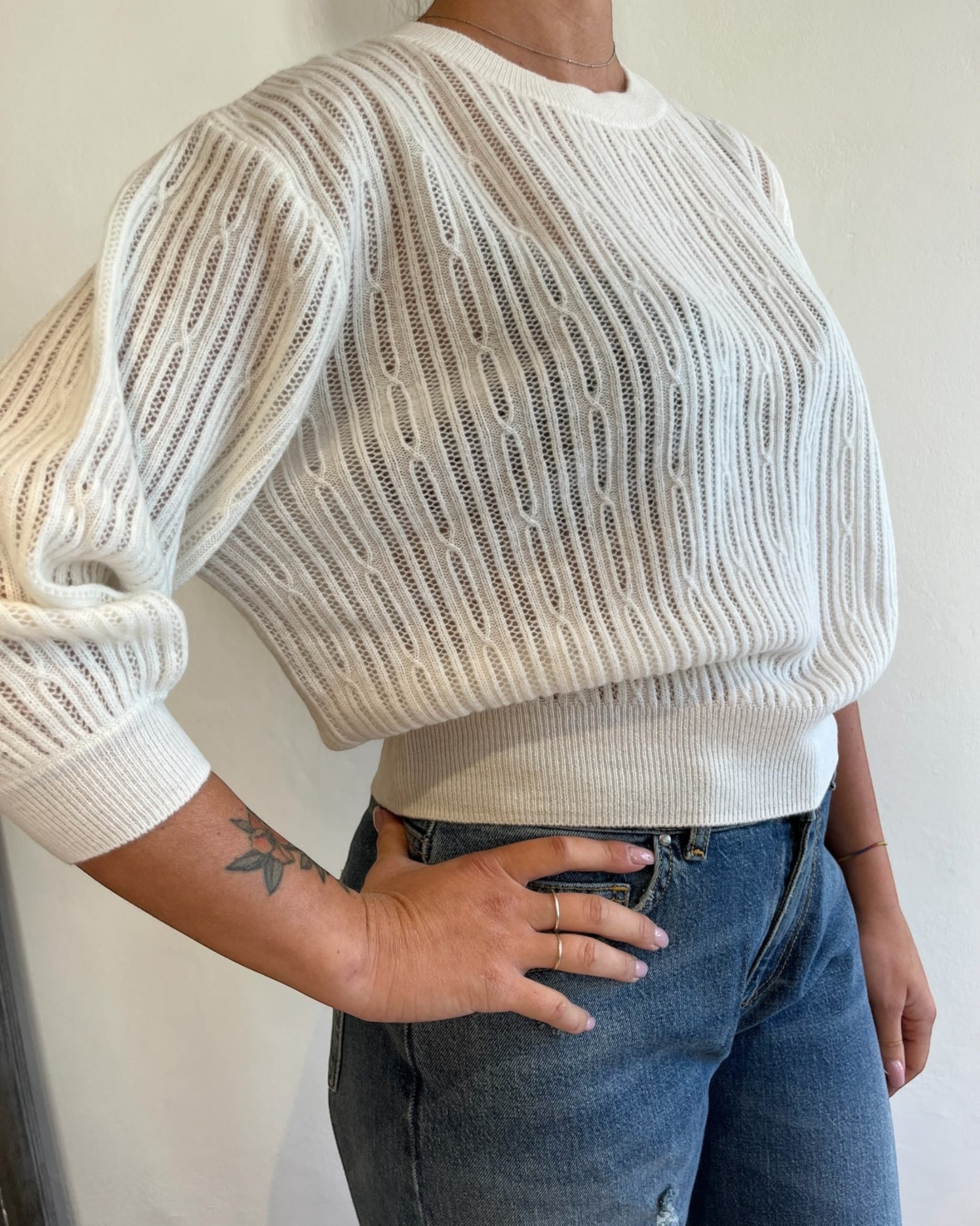 Maglia crop manica 3/4 art. WL1011 MOTEL