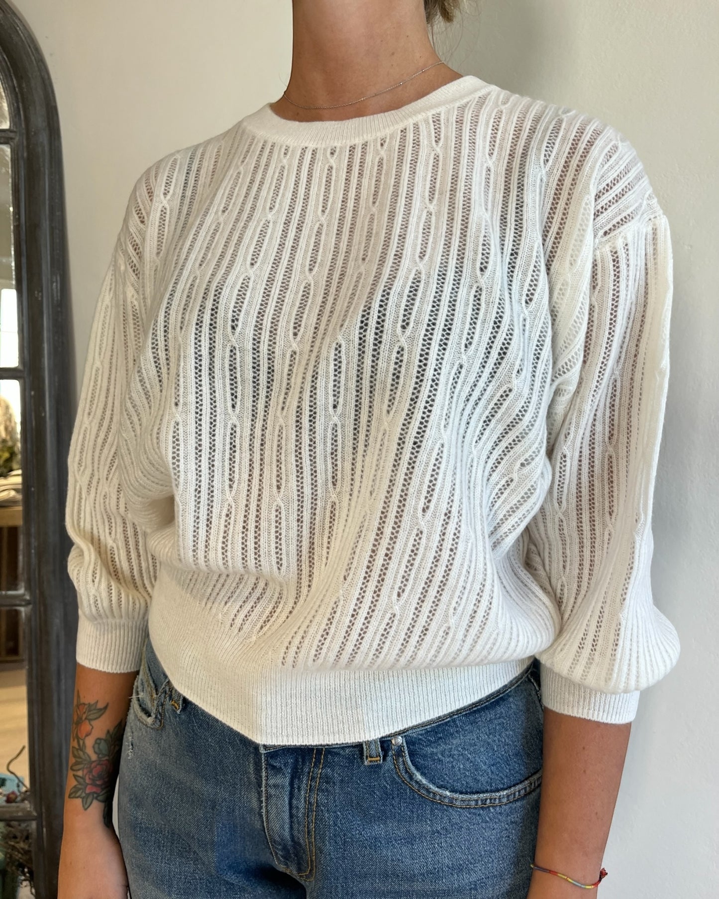 Maglia crop manica 3/4 art. WL1011 MOTEL
