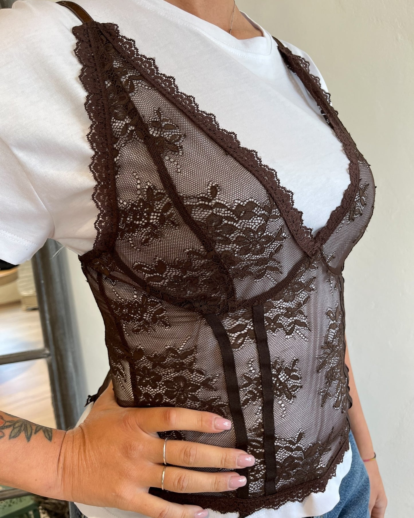 Top pizzo art. GH871 TENSIONE IN