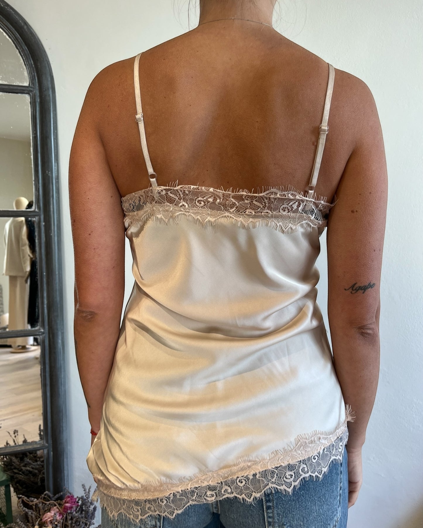 Top raso e pizzo art. 25424 CHEAP&CHIC