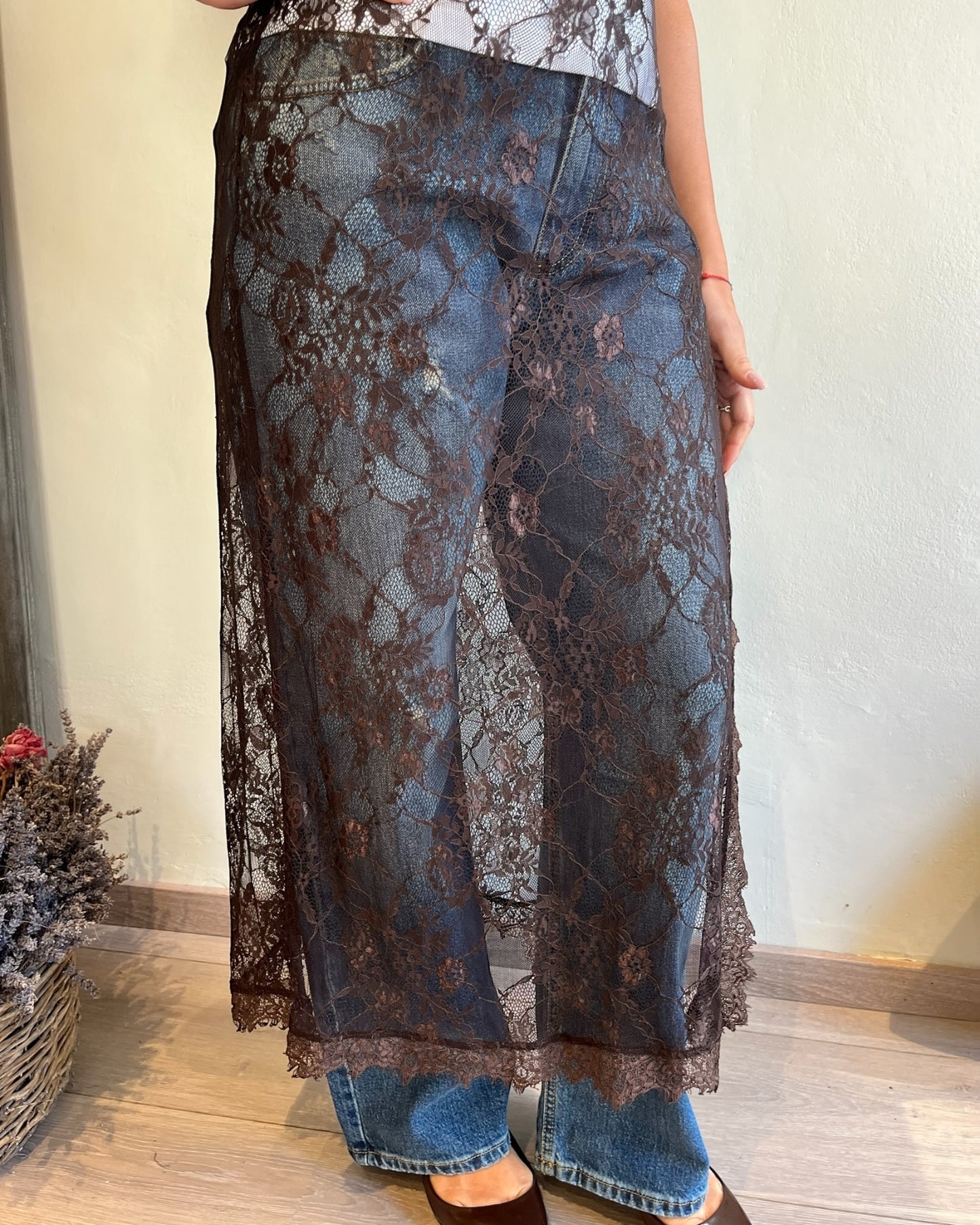 Sottoveste pizzo art. 37480 TENSIONE IN