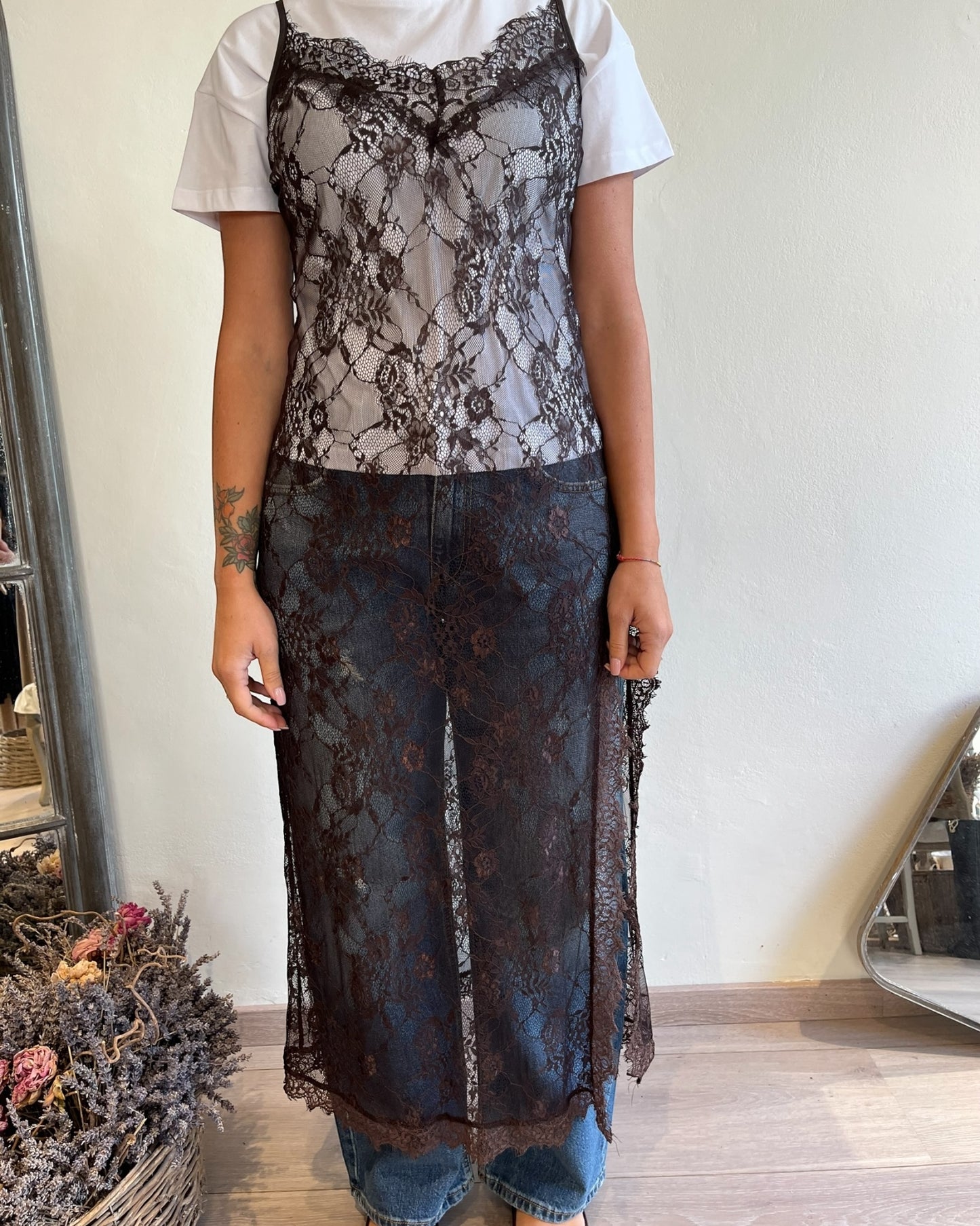 Sottoveste pizzo art. 37480 TENSIONE IN