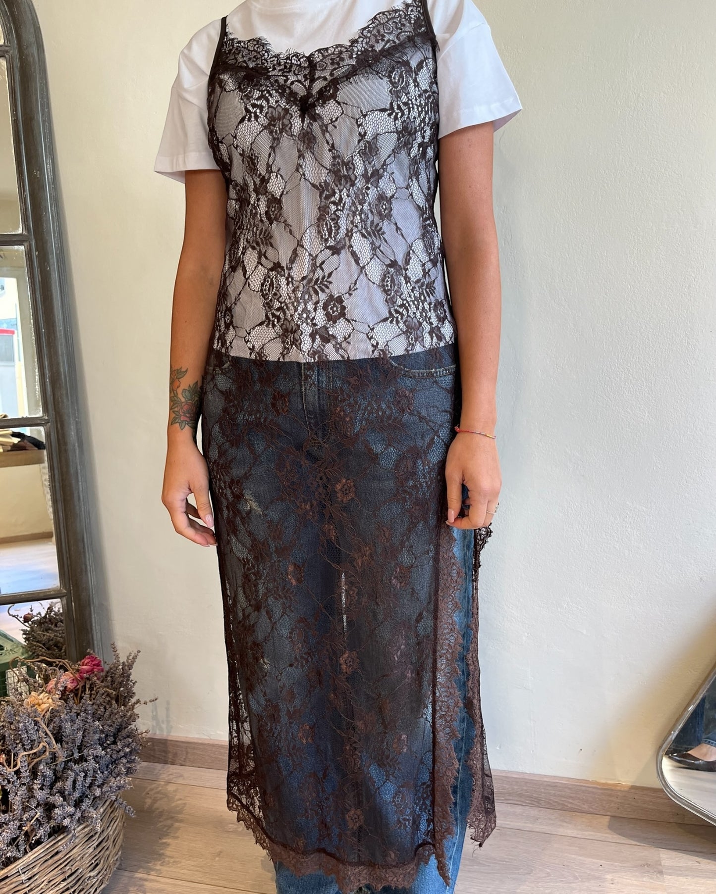 Sottoveste pizzo art. 37480 TENSIONE IN