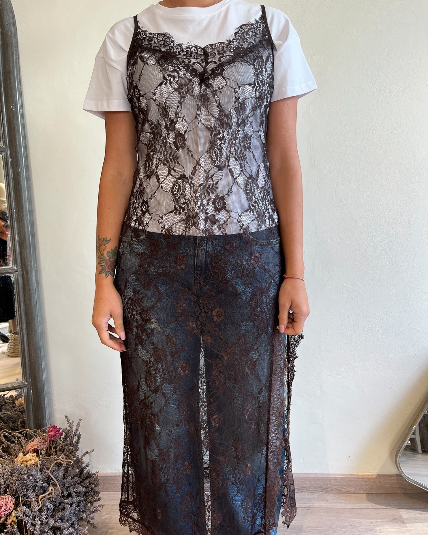 Sottoveste pizzo art. 37480 TENSIONE IN