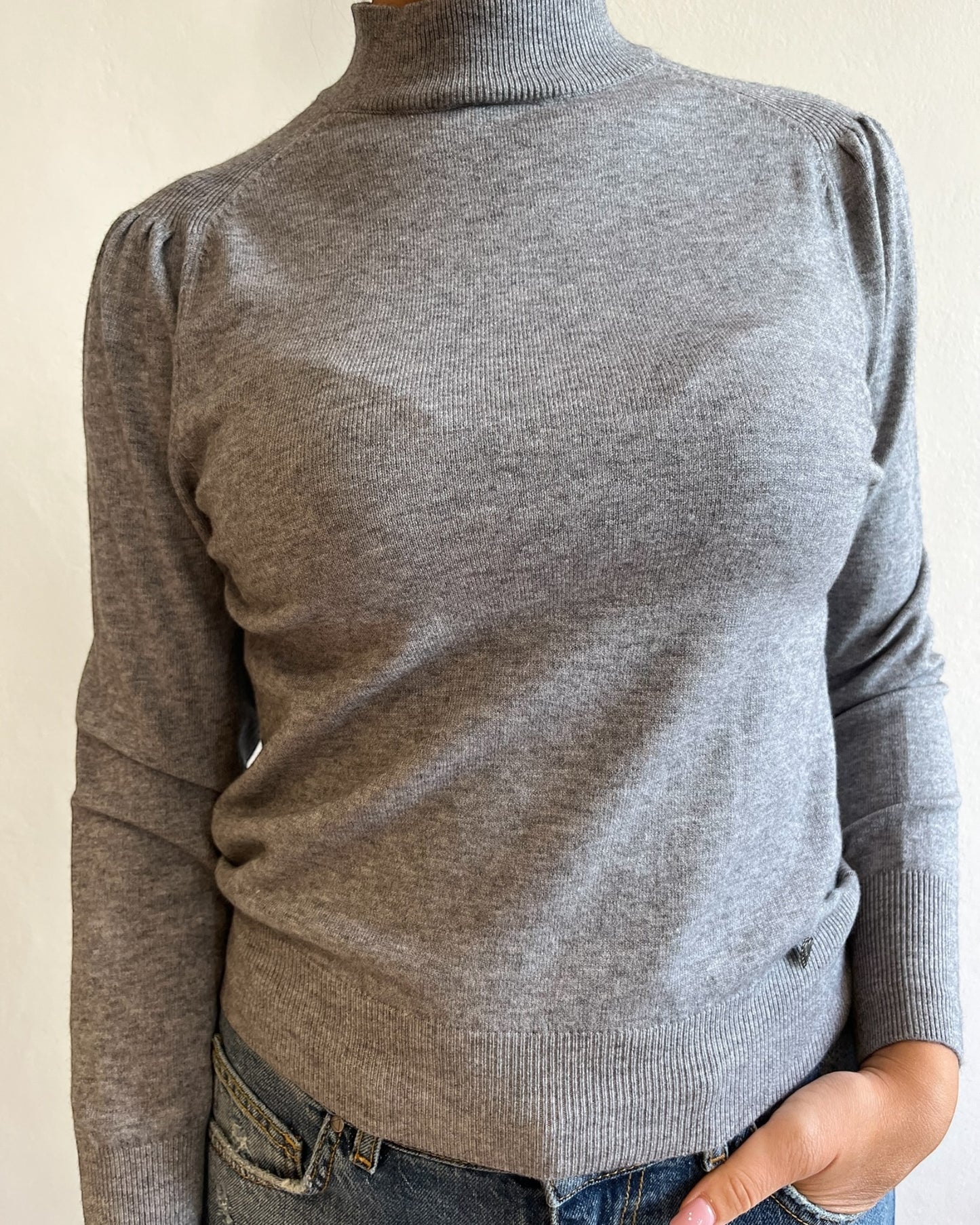 Maglia spallina arricciata art. 31433 CHEAP&CHIC