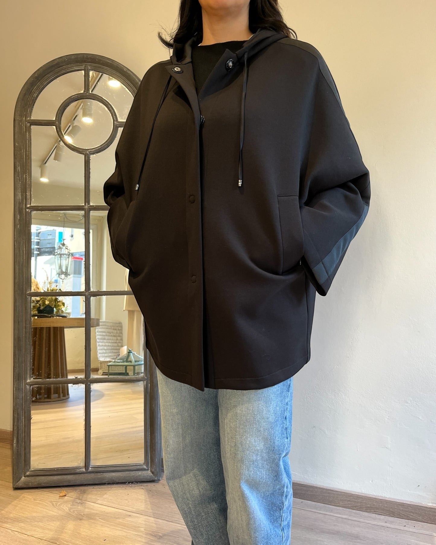 Giacca in felpa con cappuccio art. L24YBF RAPA Lola by Sandro FERRONE