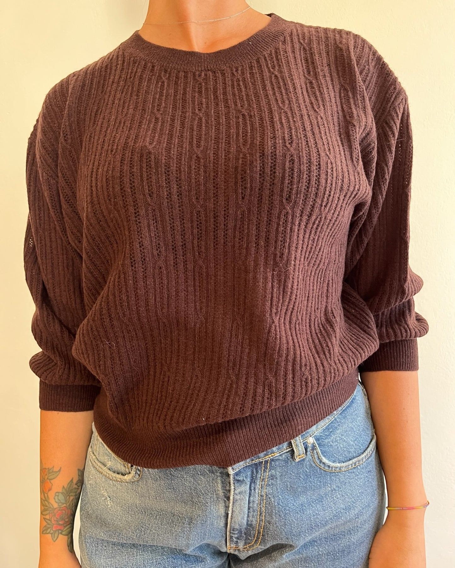 Maglia crop manica 3/4 art. WL1011 MOTEL