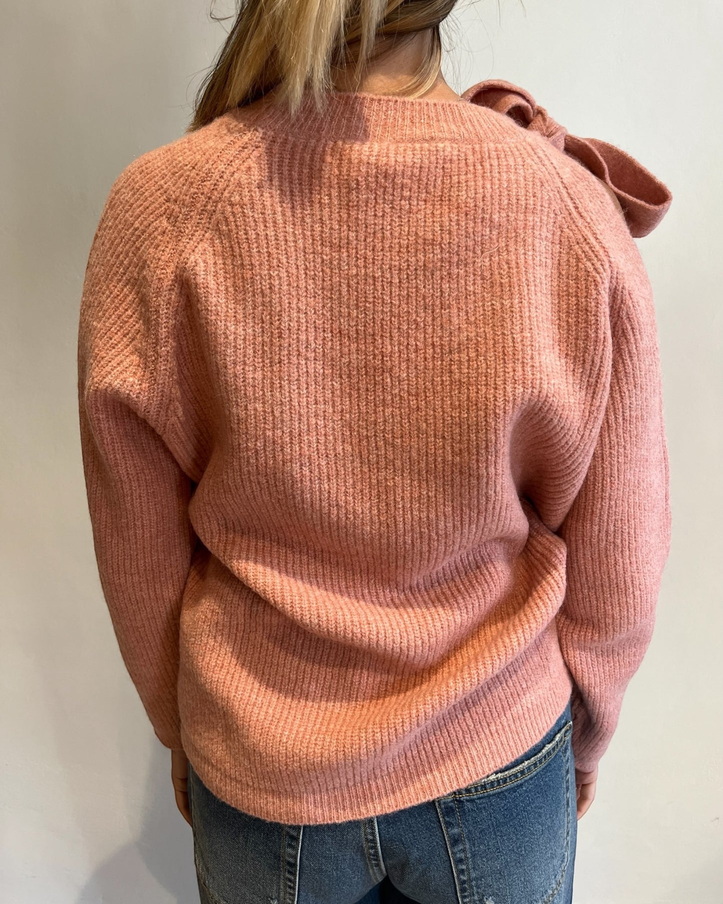 Maglia fiocco su collo art. 77254F VICOLO
