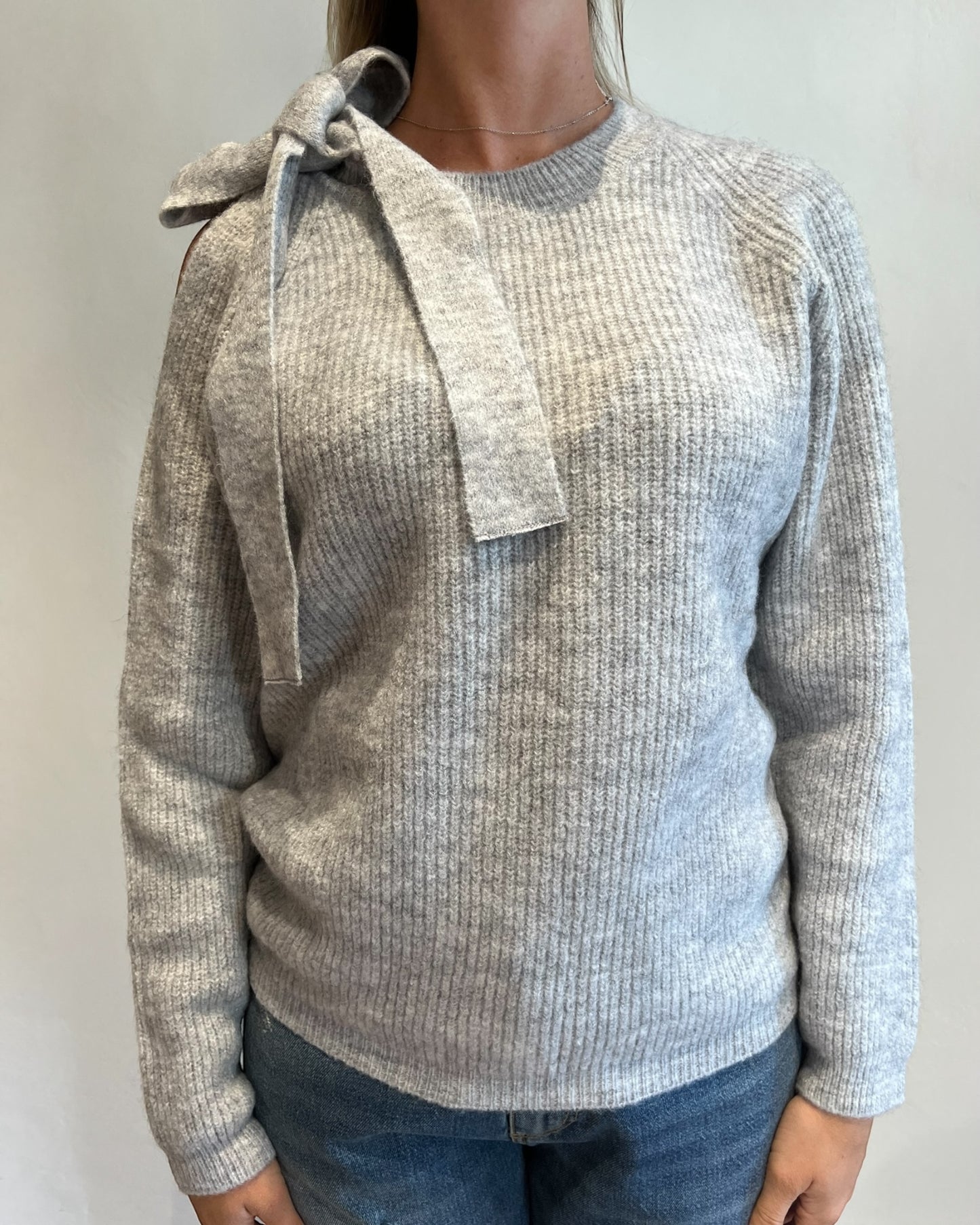 Maglia fiocco su collo art. 77254F VICOLO