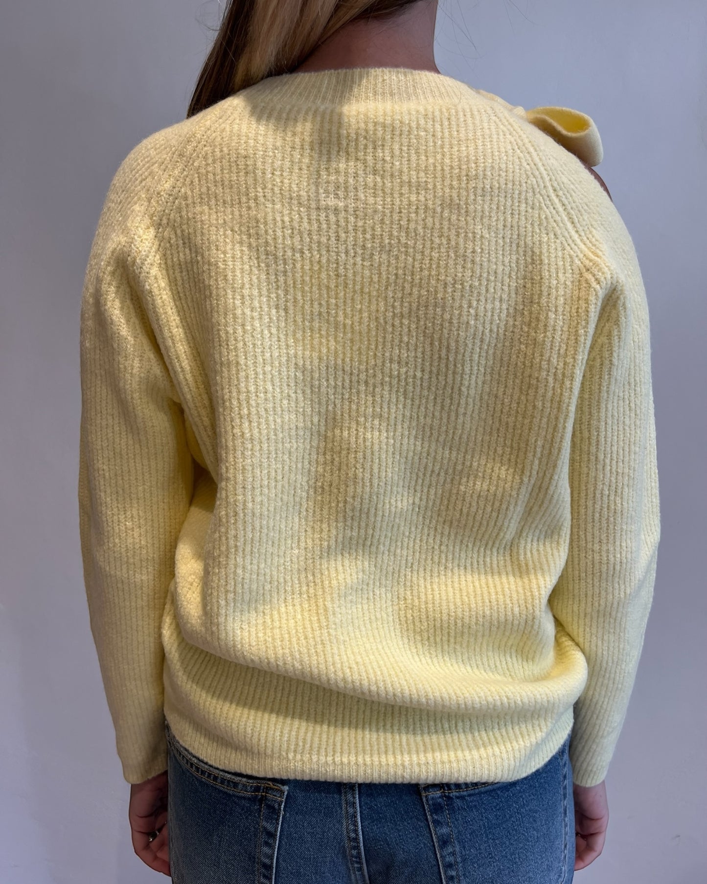 Maglia fiocco su collo art. 77254F VICOLO