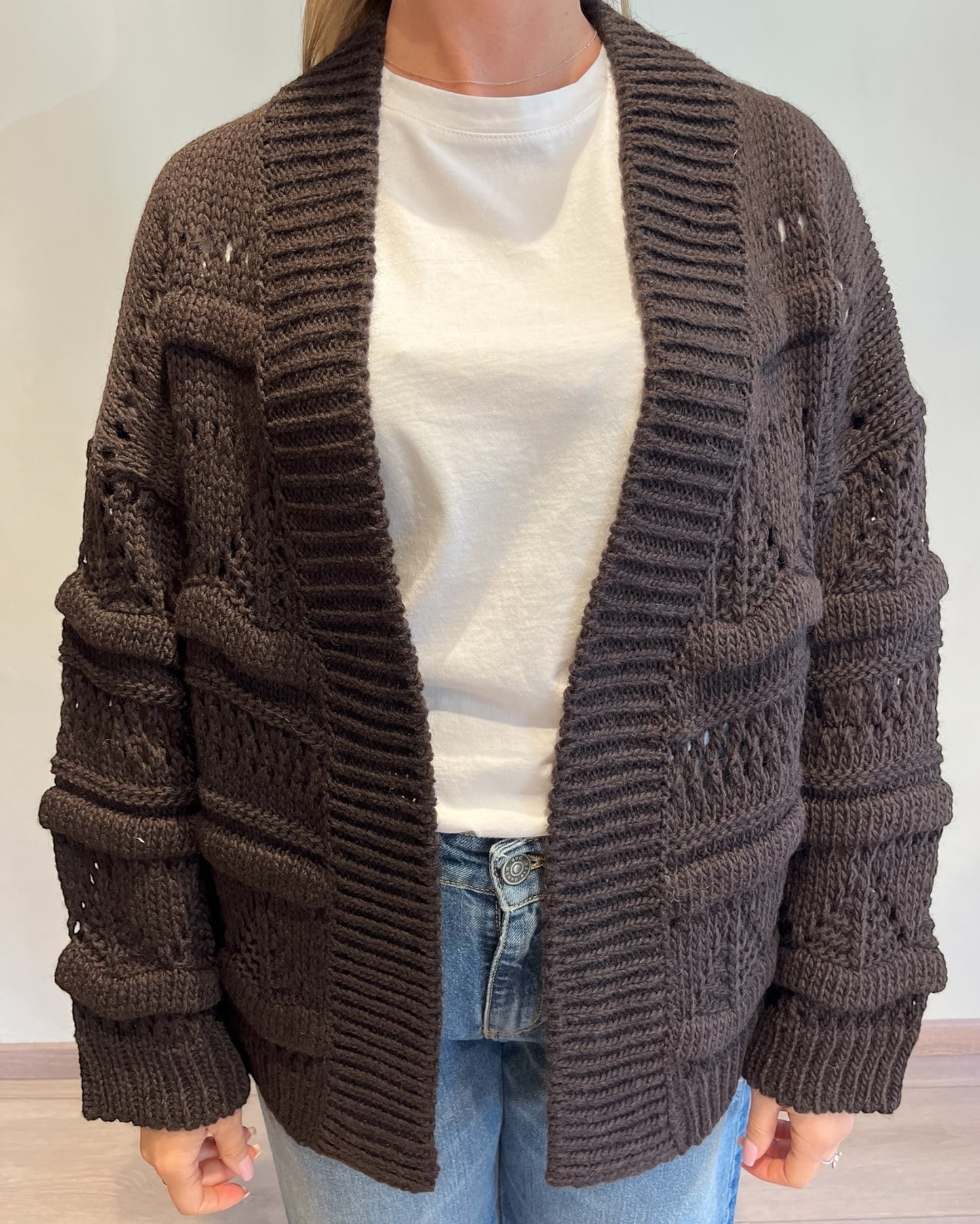 Cardigan aperto art. 33047F VICOLO