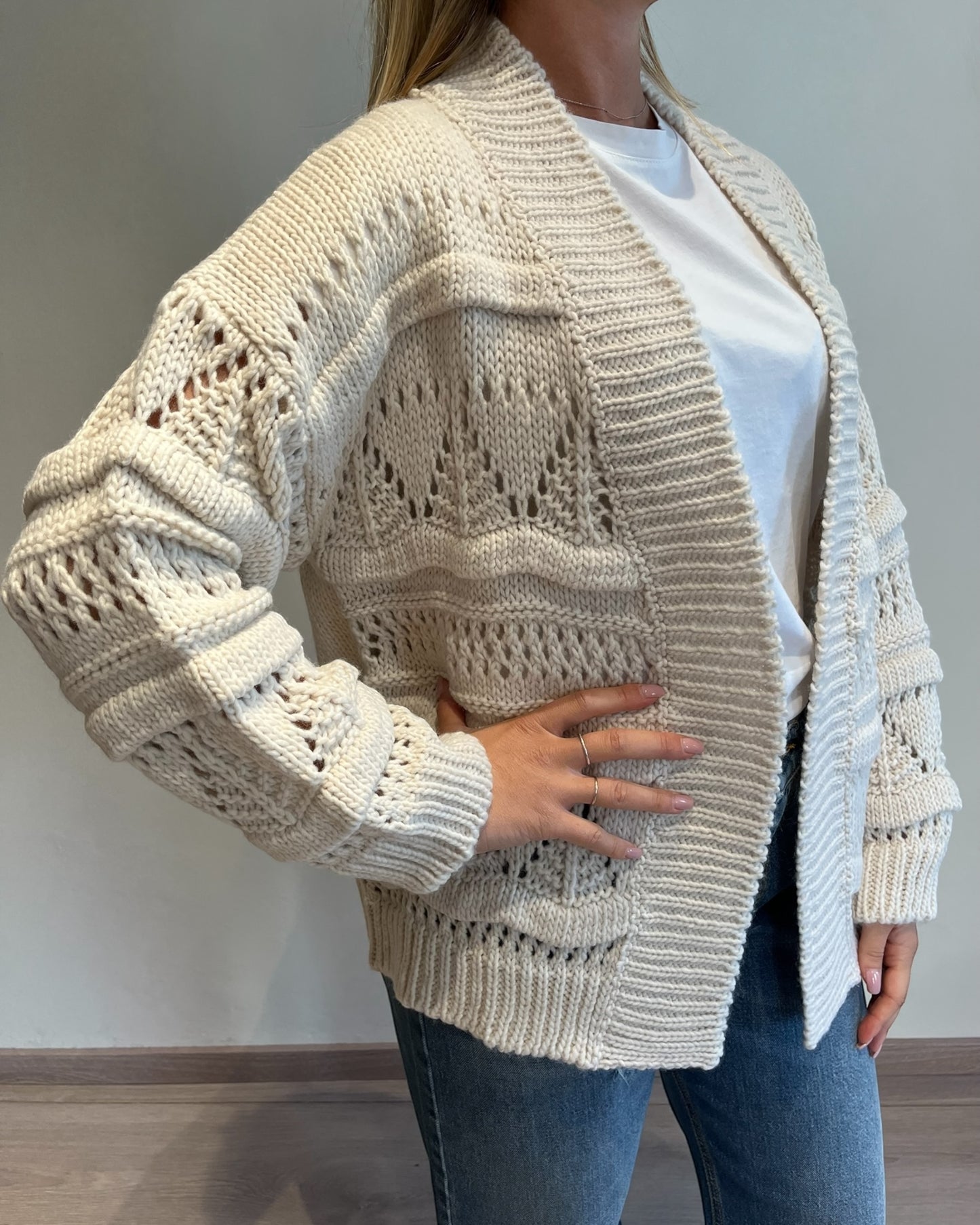 Cardigan aperto art. 33047F VICOLO