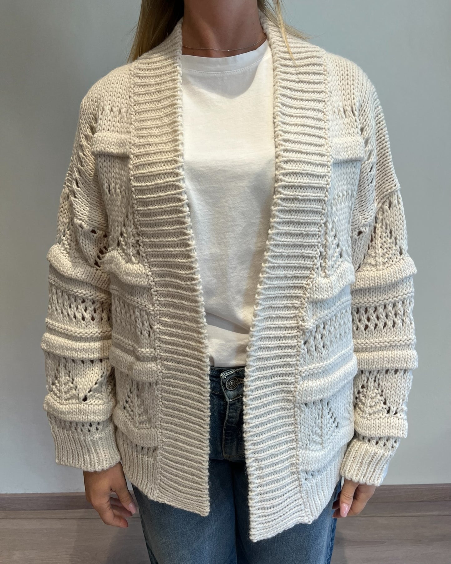 Cardigan aperto art. 33047F VICOLO
