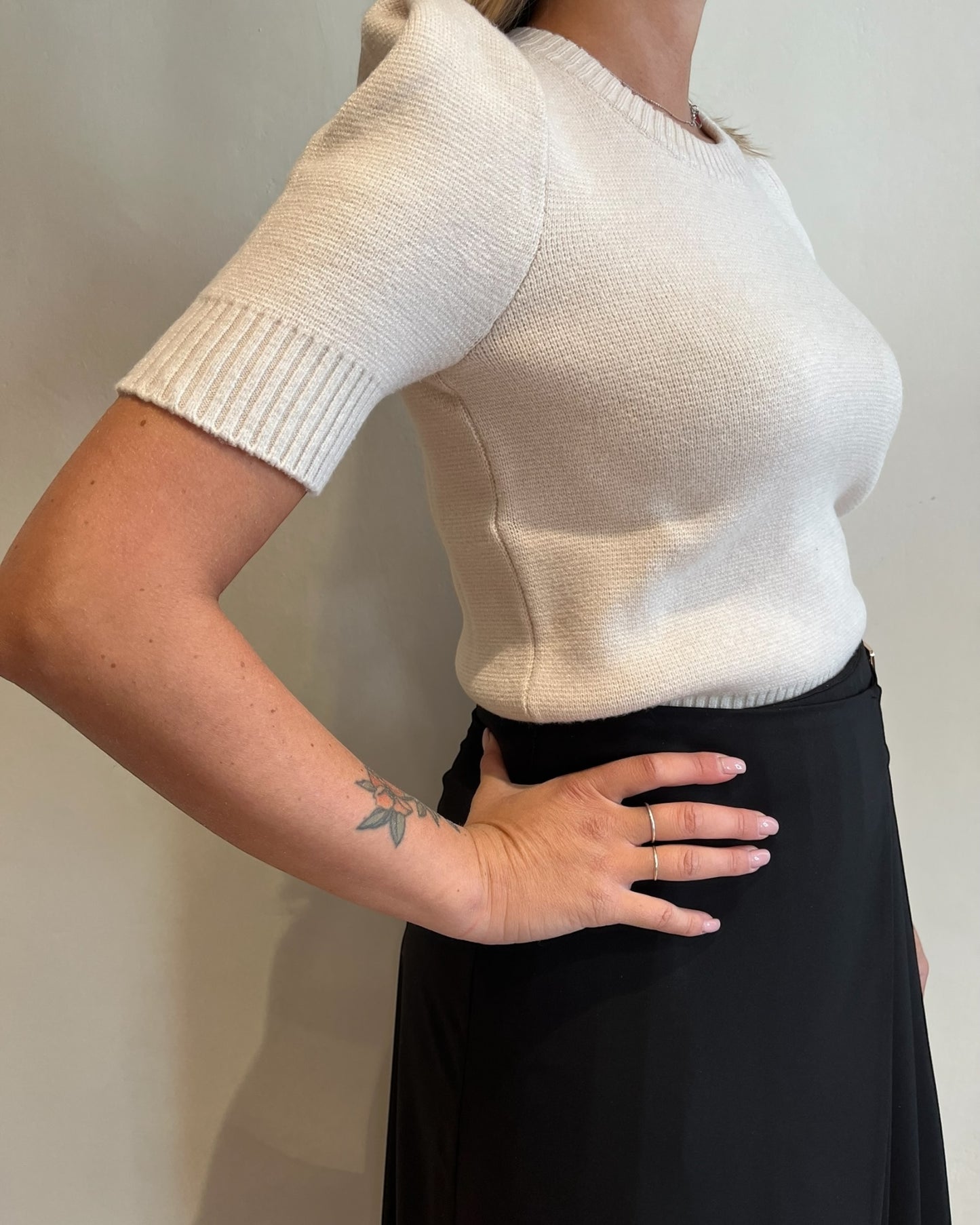 Maglia crop manica corta art. 77236F VICOLO