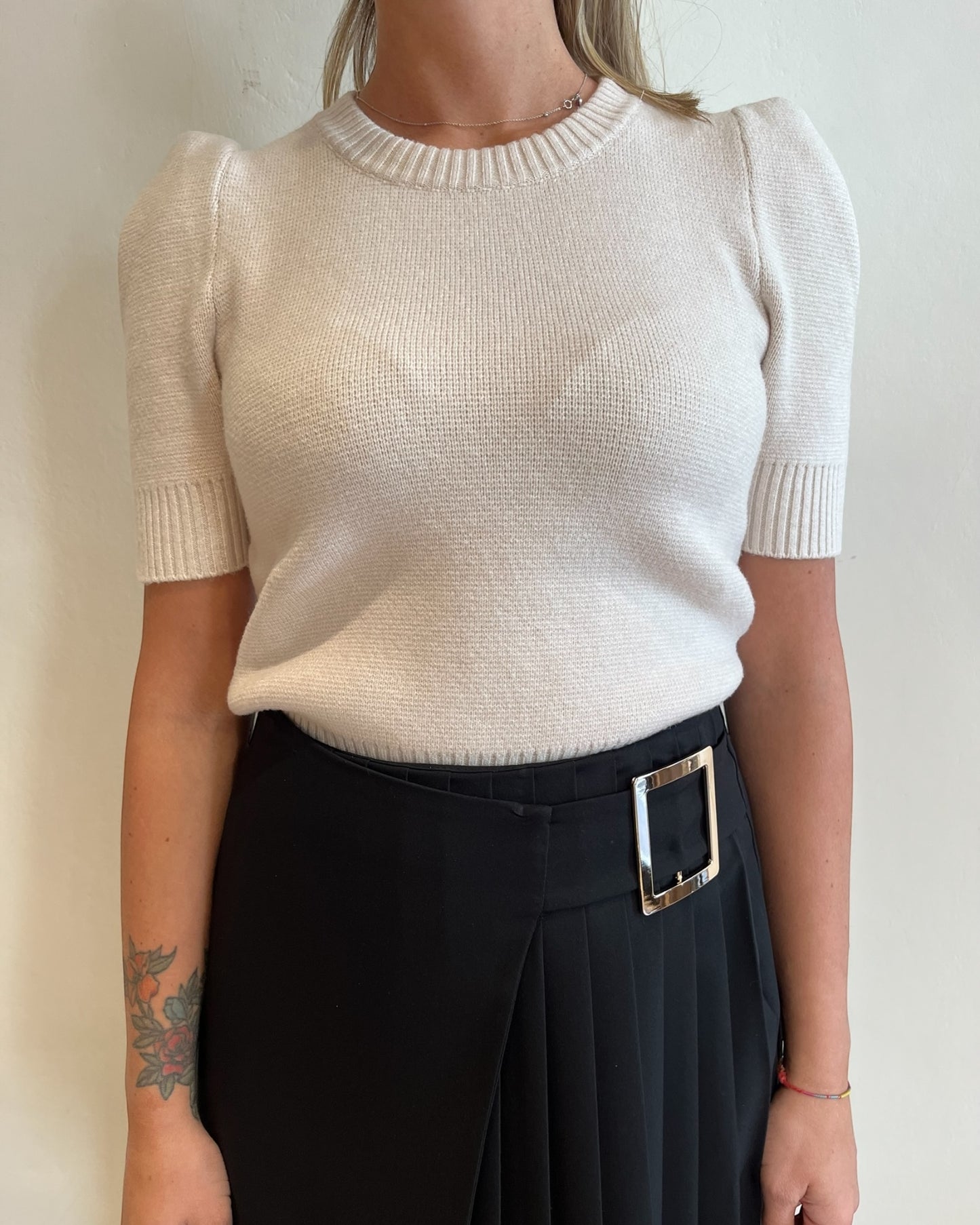 Maglia crop manica corta art. 77236F VICOLO
