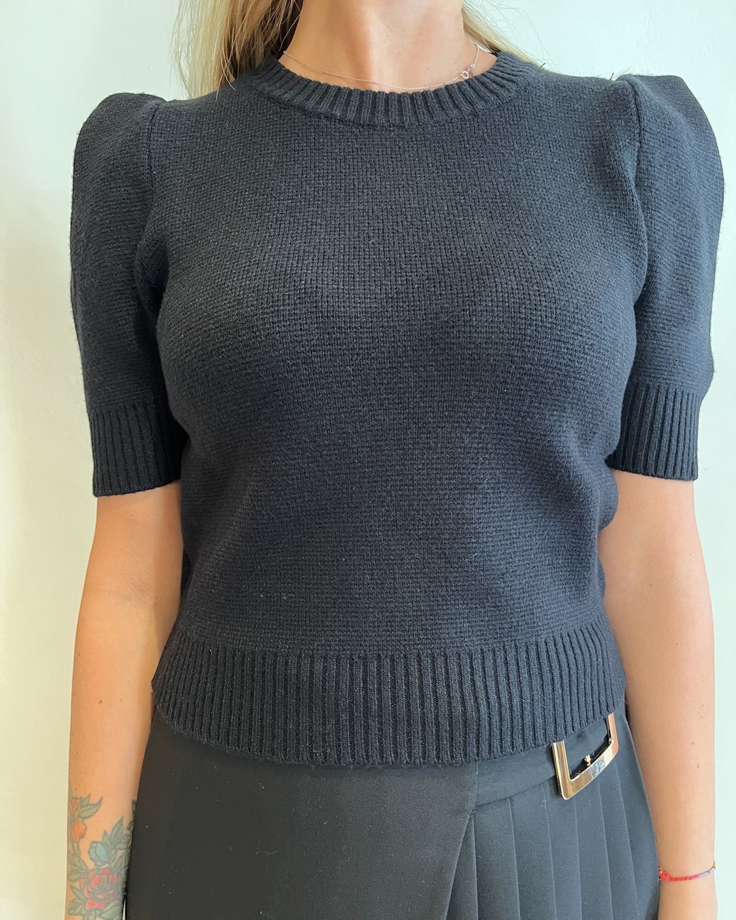 Maglia crop manica corta art. 77236F VICOLO