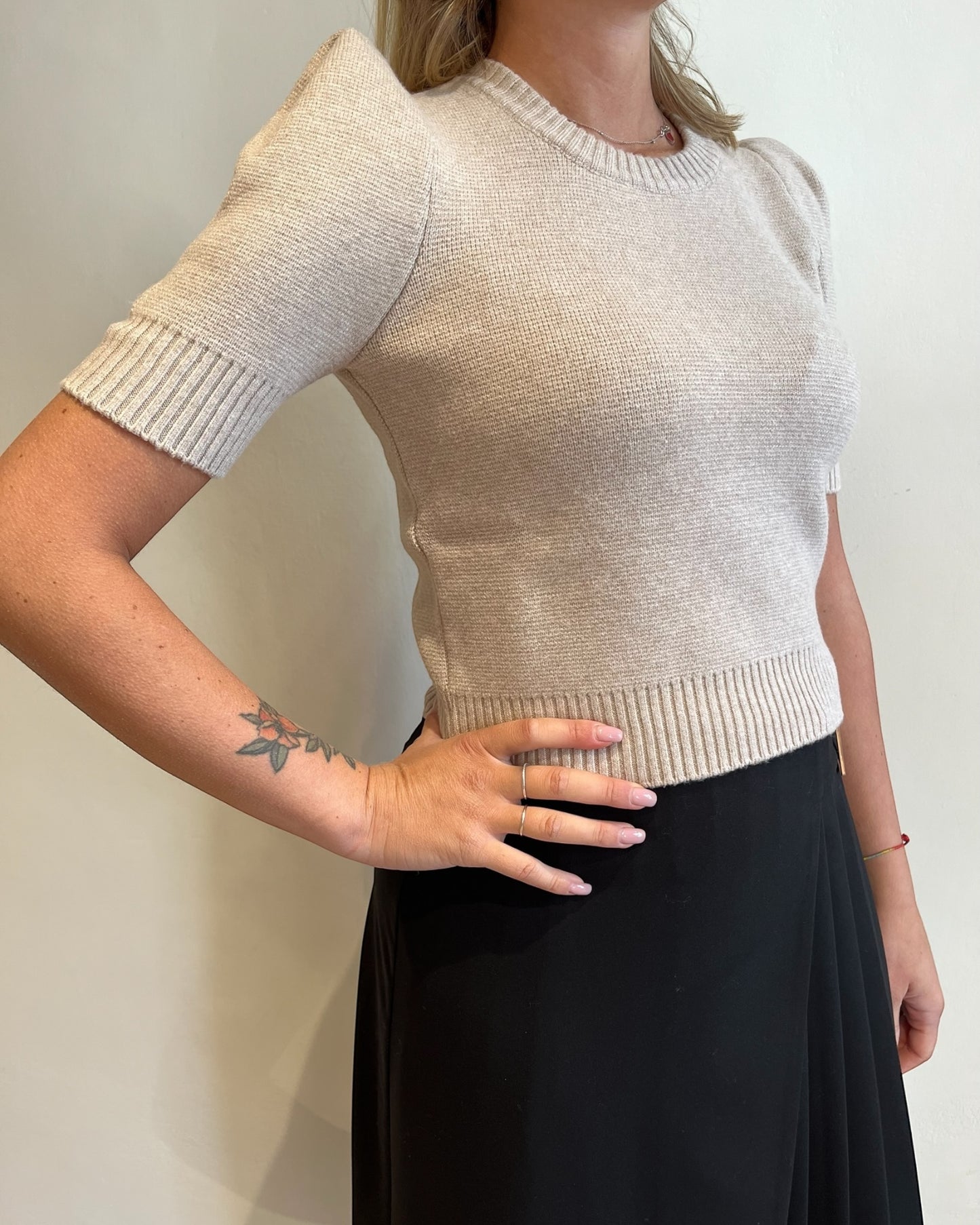 Maglia crop manica corta art. 77236F VICOLO