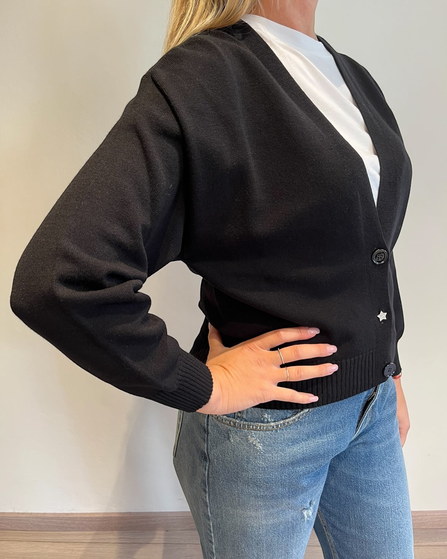 Cardigan crop art. 77164F VICOLO