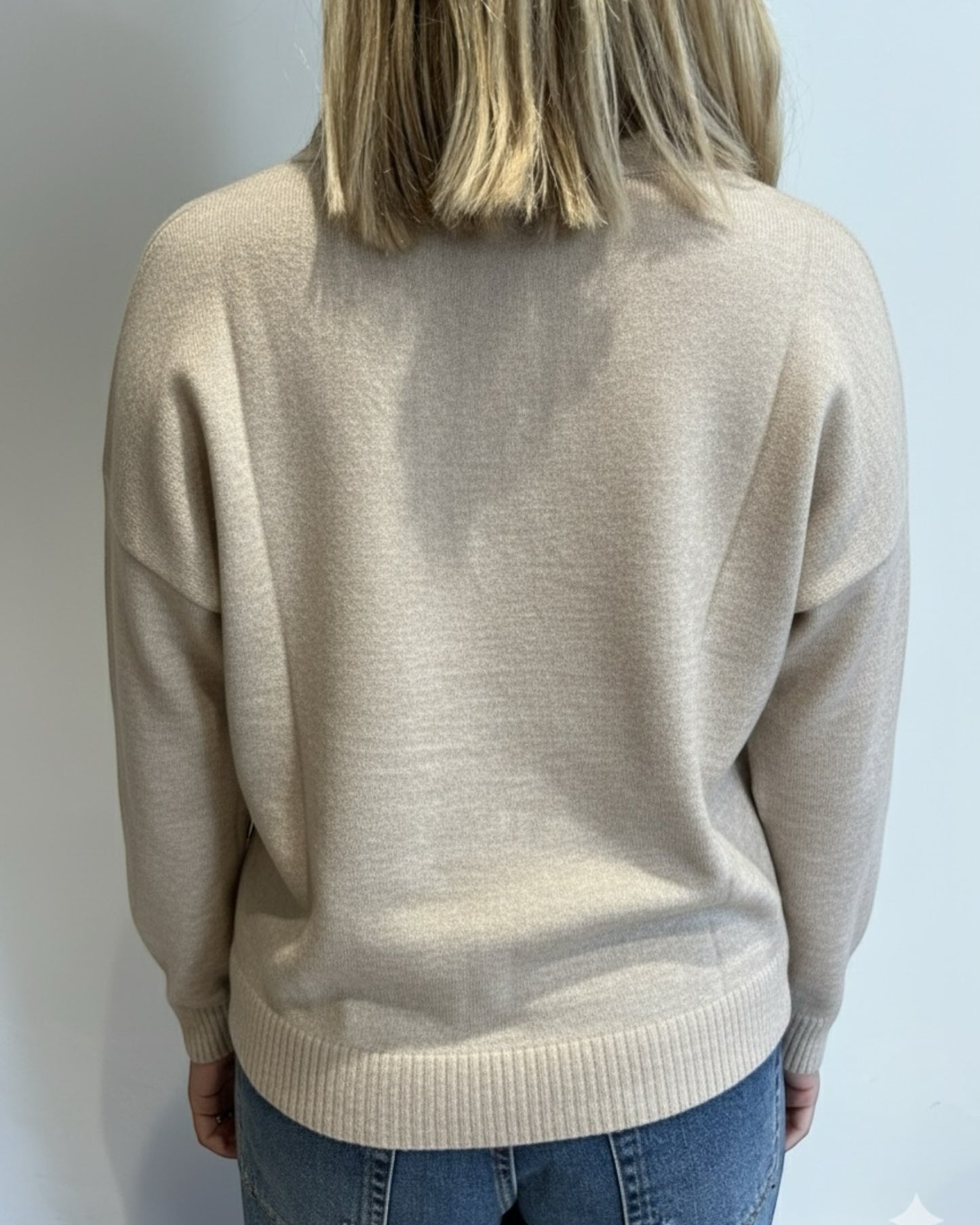 Maglia lunga con raso e pizzo art. 22195F VICOLO