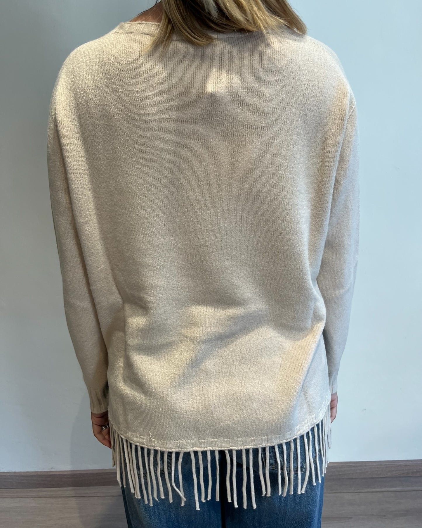 Maglia frange art. RI9PA55 ANGELA DAVIS