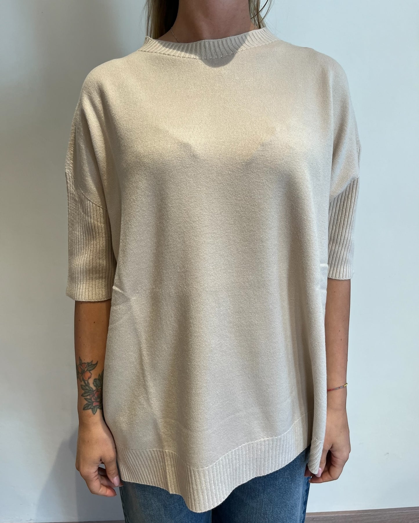 Maglia over manica corta art. RI9PA8 ANGELA DAVIS