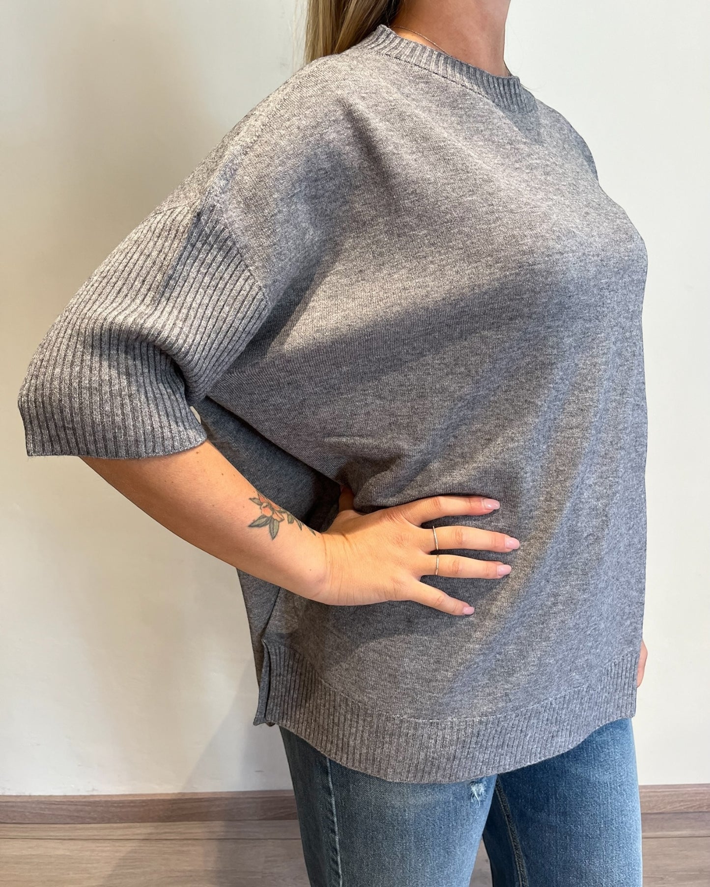 Maglia over manica corta art. RI9PA8 ANGELA DAVIS