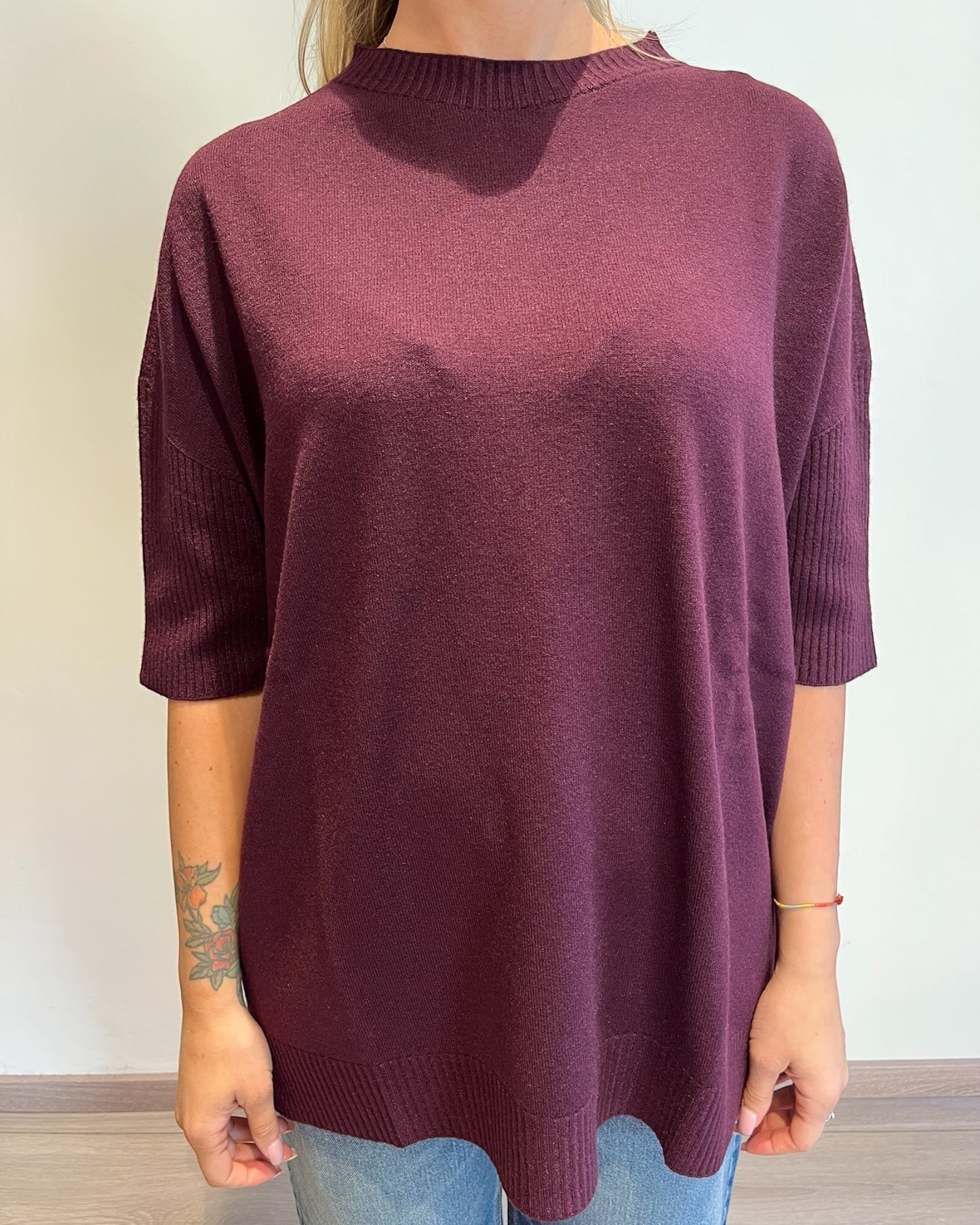 Maglia over manica corta art. RI9PA8 ANGELA DAVIS