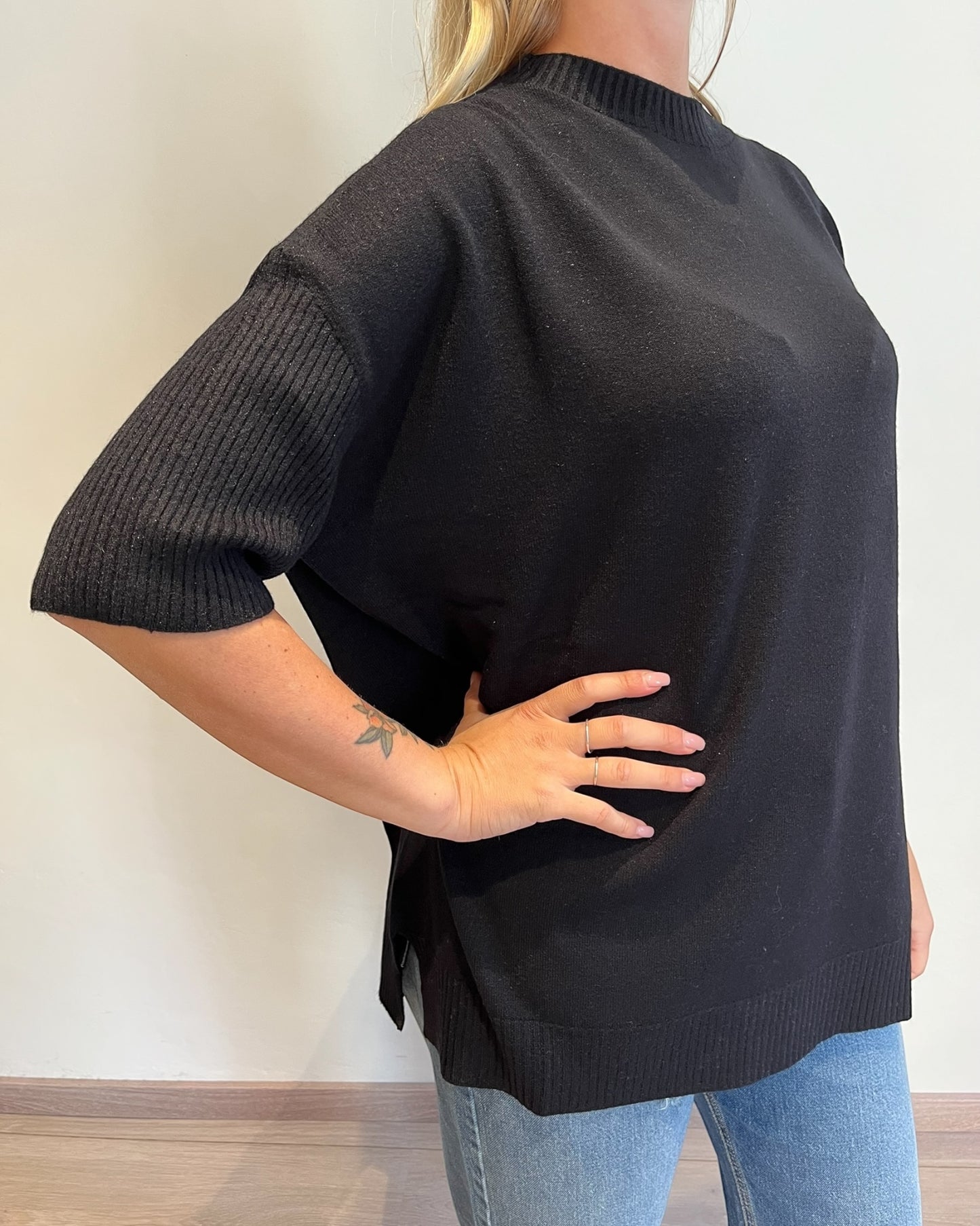Maglia over manica corta art. RI9PA8 ANGELA DAVIS