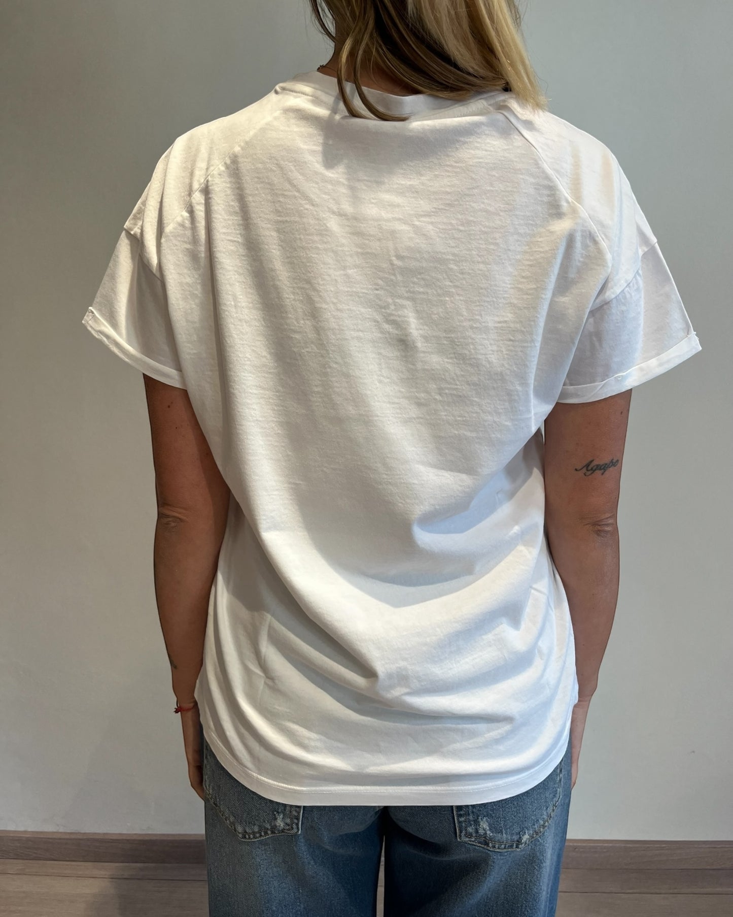 T-shirt basica manica corta art. M1488-28-SW TENSIONE IN