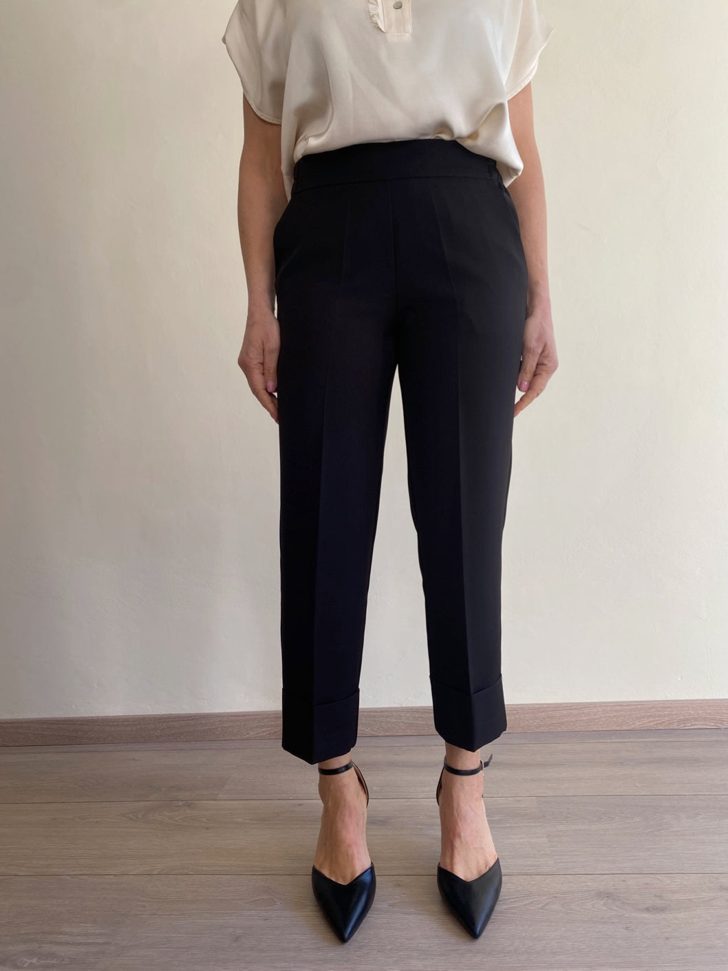 Pantalone basic in tessuto tecnico art. S39YBF FURFANTELLOTEC SANDRO FERRONE