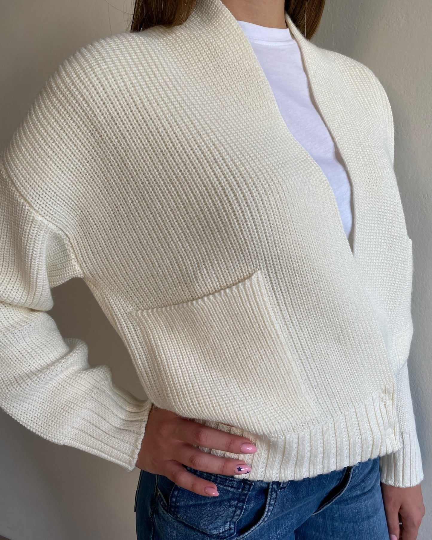 Cardigan in costa inglese art. S69YBF QUADRO SANDRO FERRONE