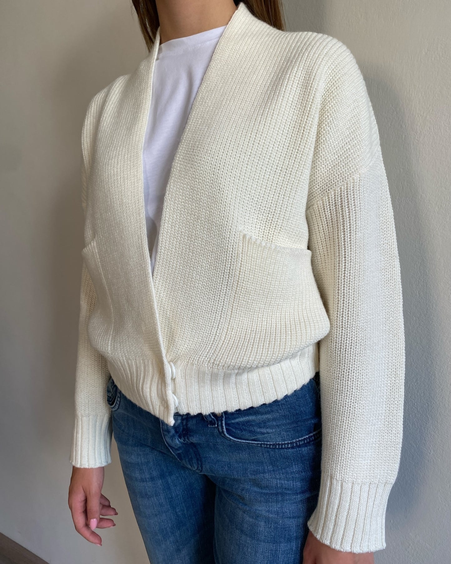 Cardigan in costa inglese art. S69YBF QUADRO SANDRO FERRONE