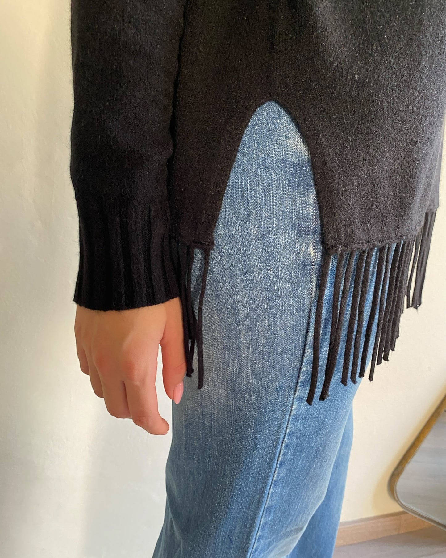 Maglia frange art. RI9PA55 ANGELA DAVIS