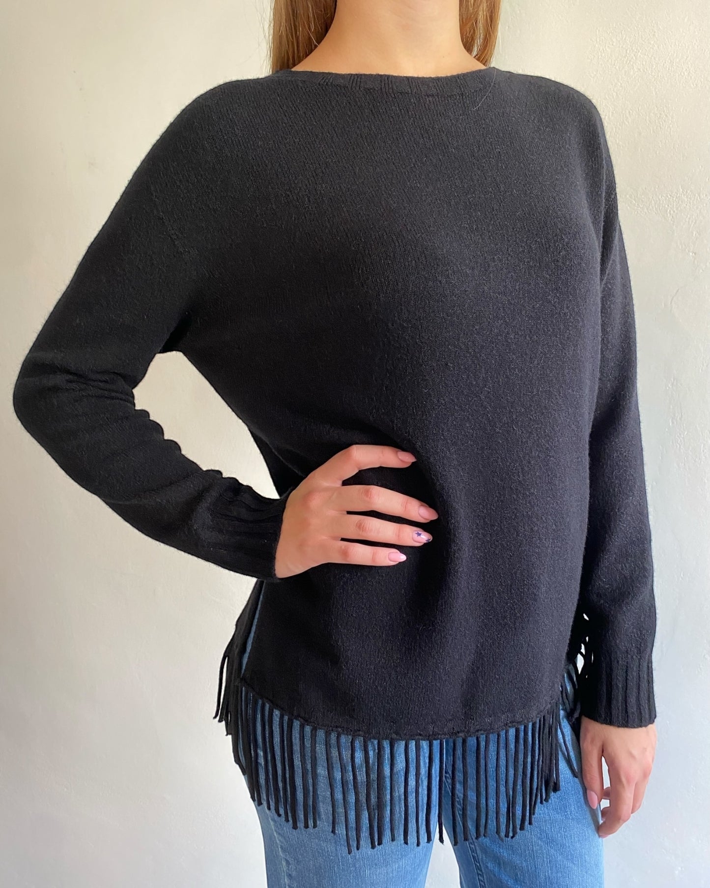 Maglia frange art. RI9PA55 ANGELA DAVIS