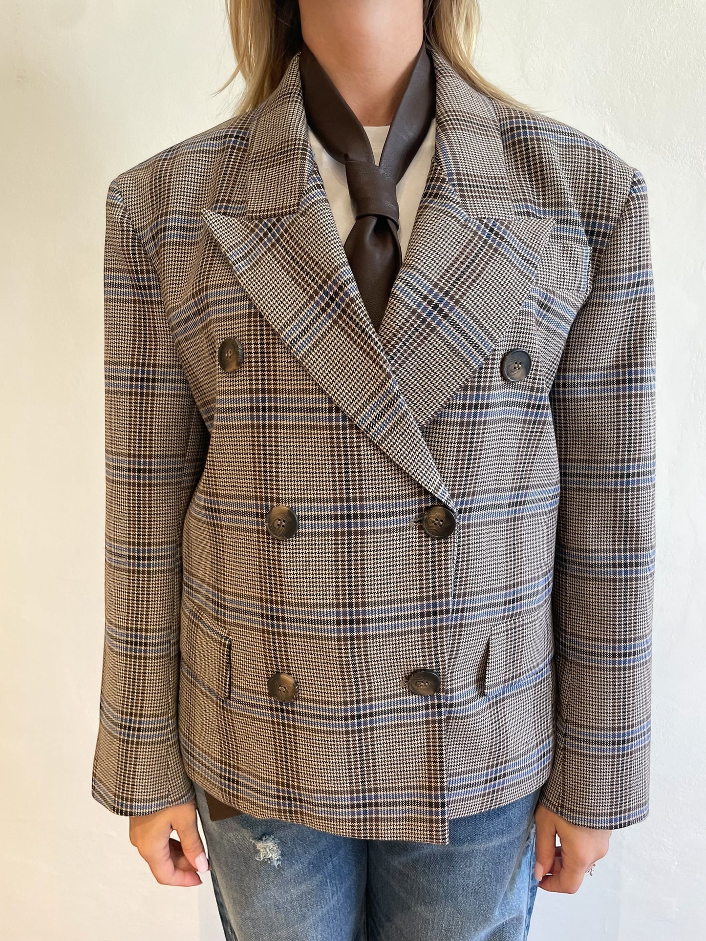 Giacca crop + cravatta art. 36914 TENSIONE IN