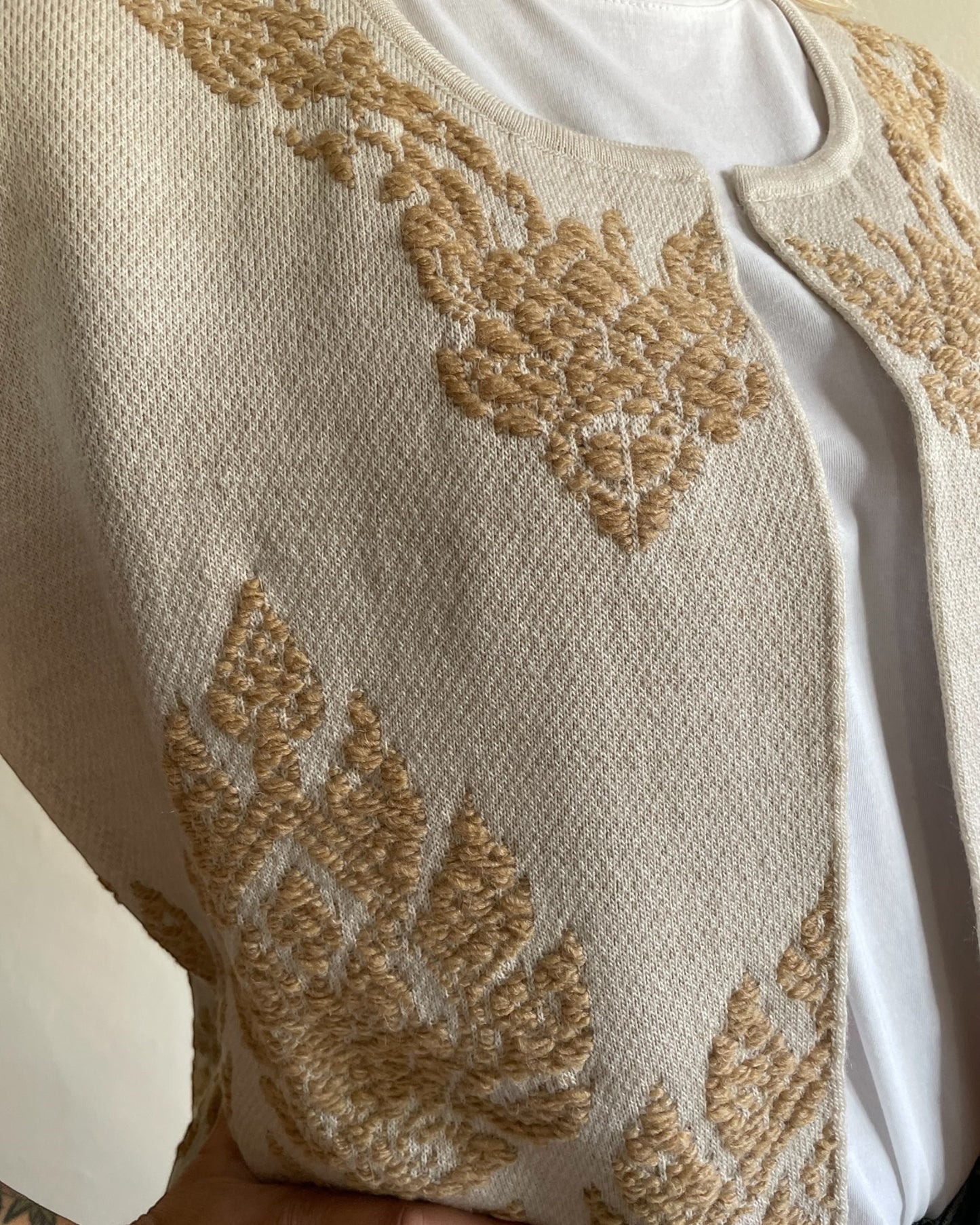 Gilet lungo arabesque art. W5HMG75A400 TENSIONE IN