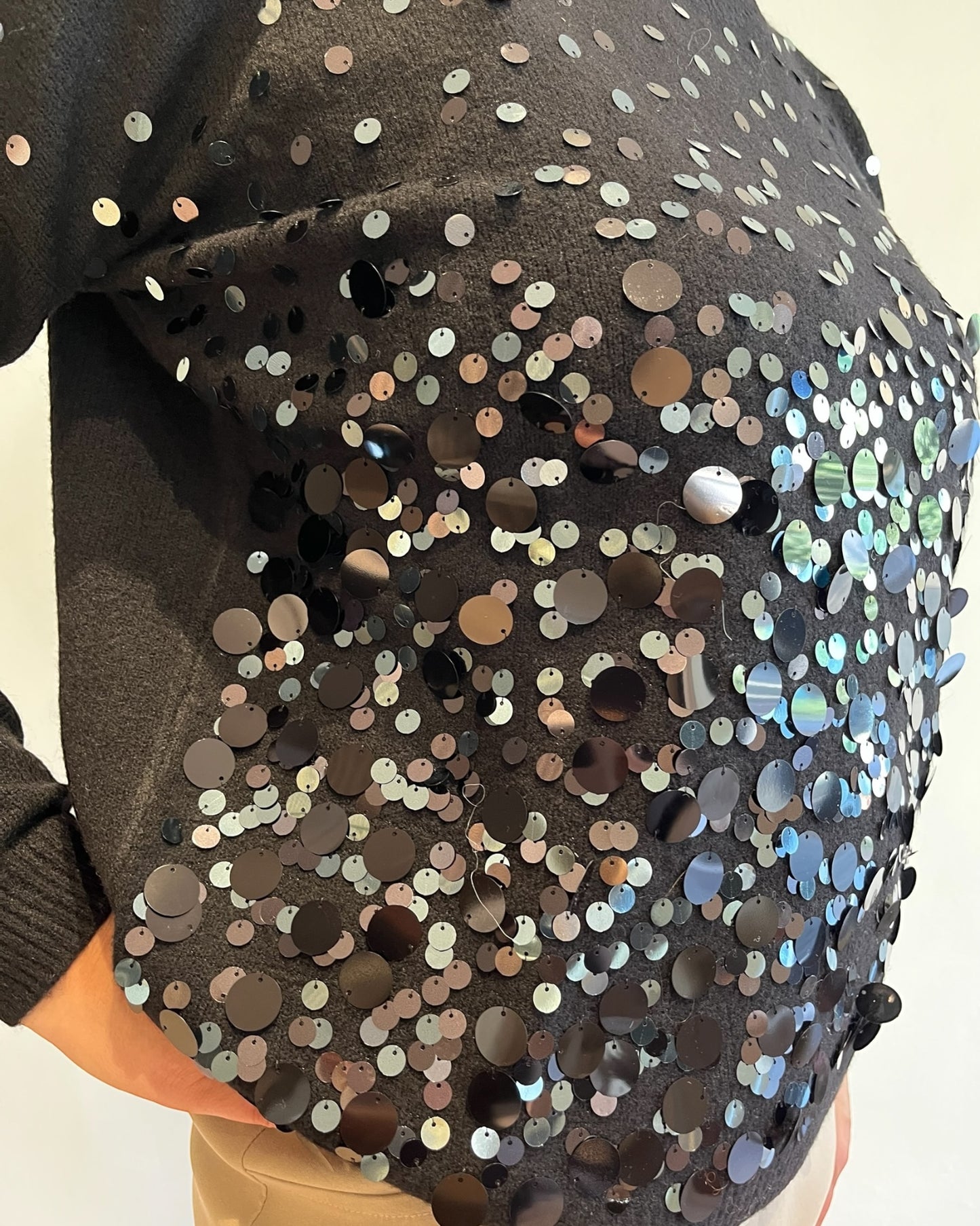Maglia maxi paillettes art. 00I266 NABABILA