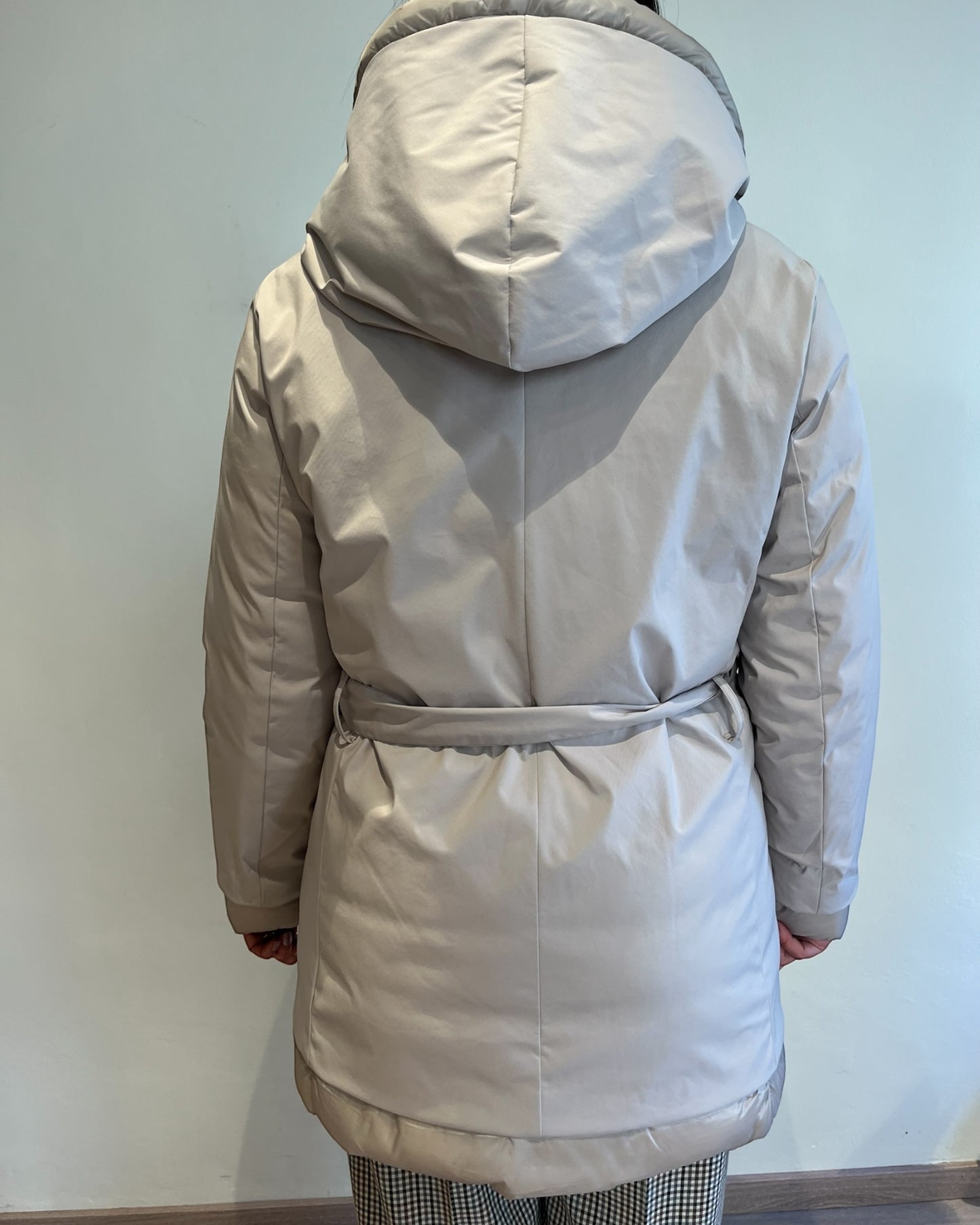 Piumino lungo doppio materiale art. L64YBFAXEL LOLA By Sandro FERRONE