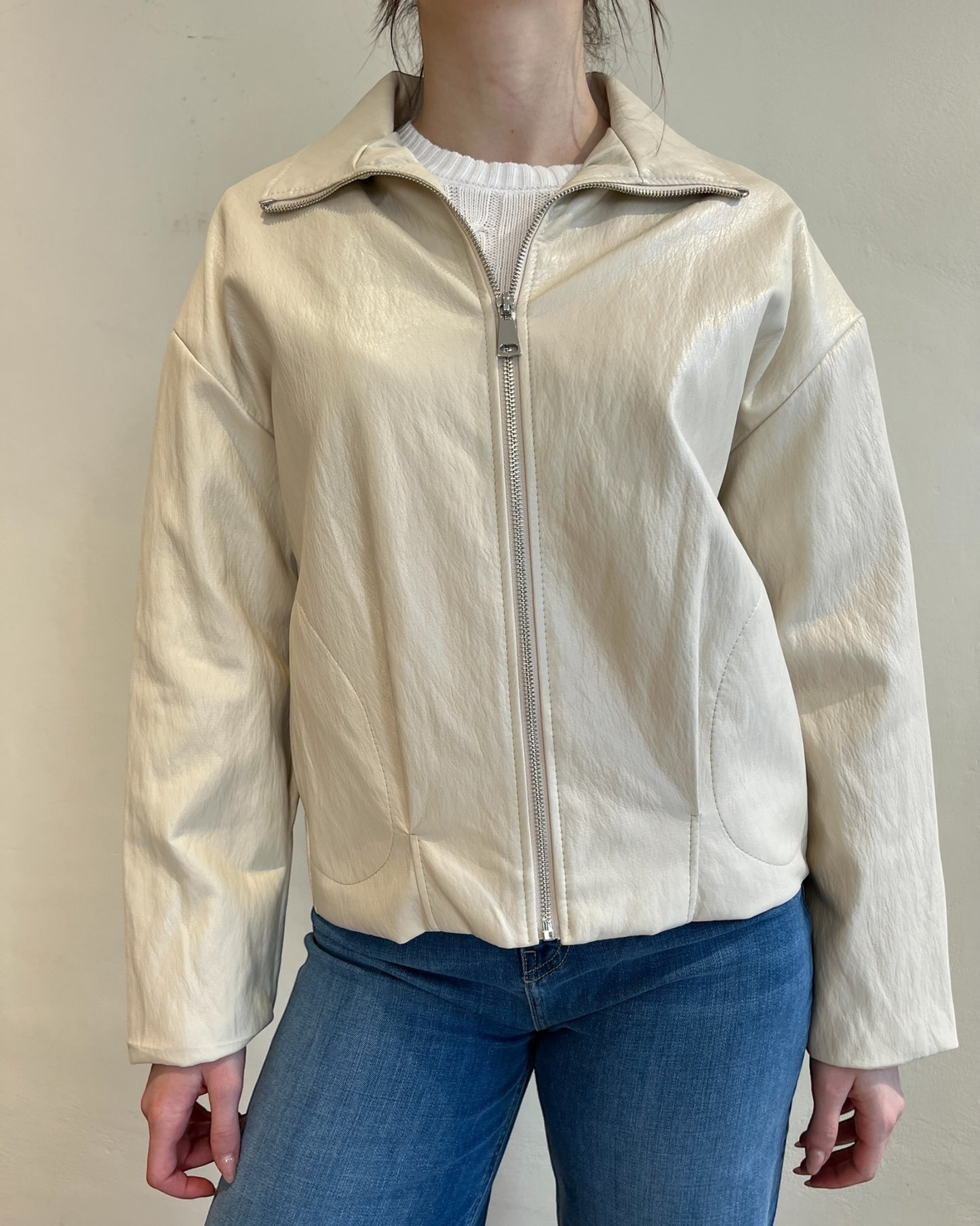 Bomber ecopelle art. 82907 CHEAP&CHIC