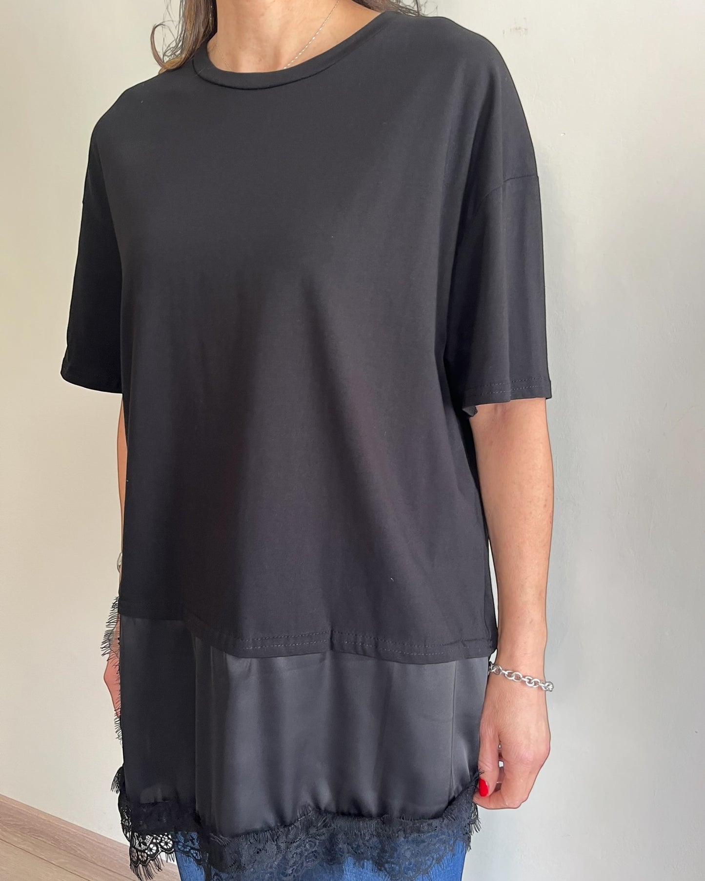T-SHIRT BALZA IN PIZZO art.P26BU414 DEJAVU