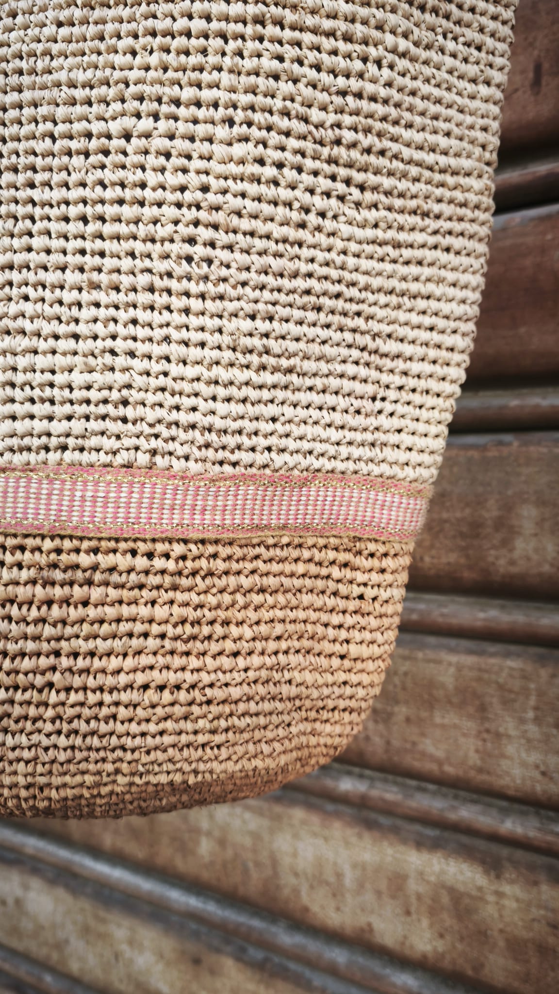 Borsa rafia art.AM703 ELIANINO LE VOYAGE EN PANIER