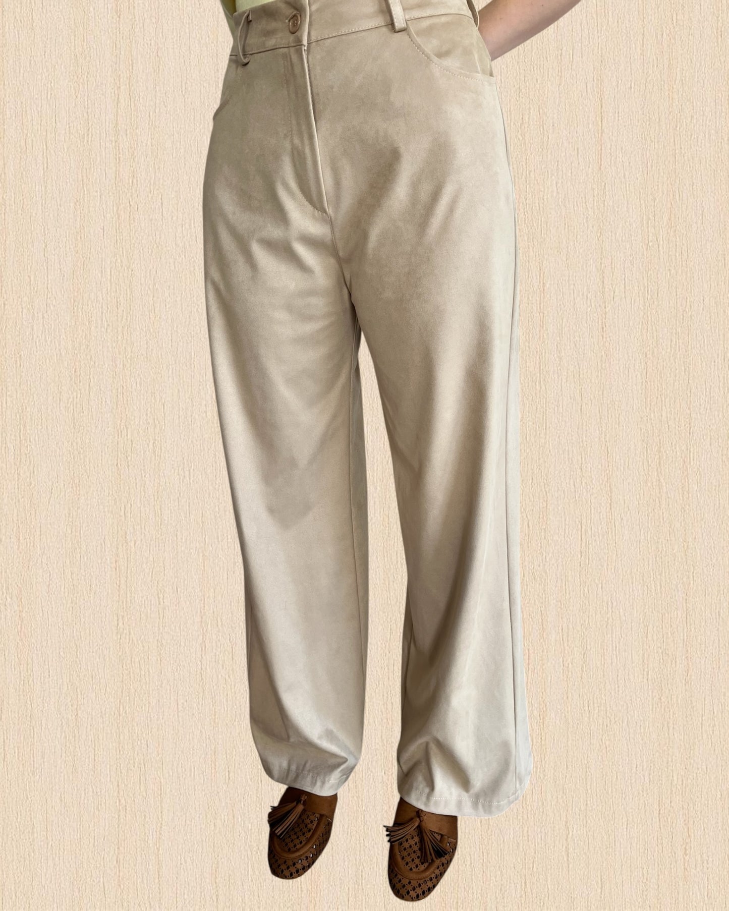 Pantalone palazzo scamosciati art. 126029L MOTEL