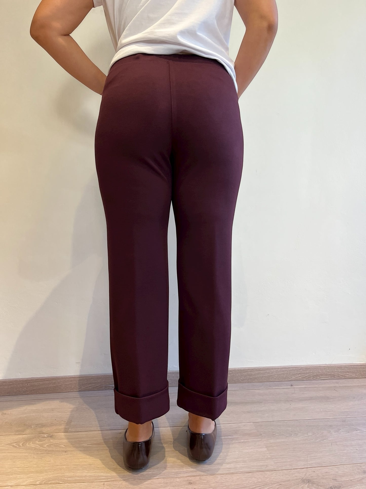 Pantalone con risvolto art. L12YBF CATANIA LOLA by Sandro FERRONE