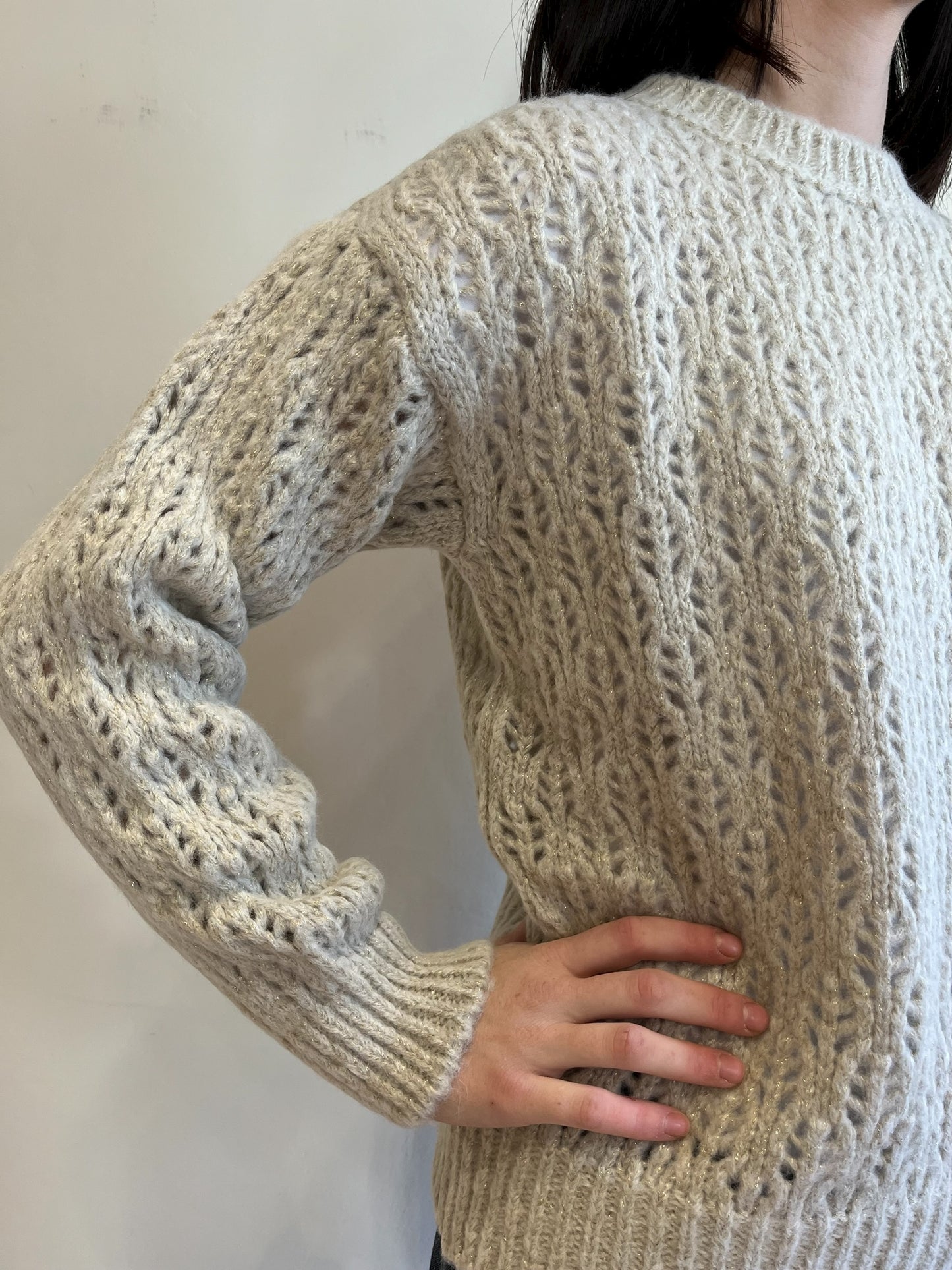 Maglia traforata con lurex art. 251311379 MOTEL