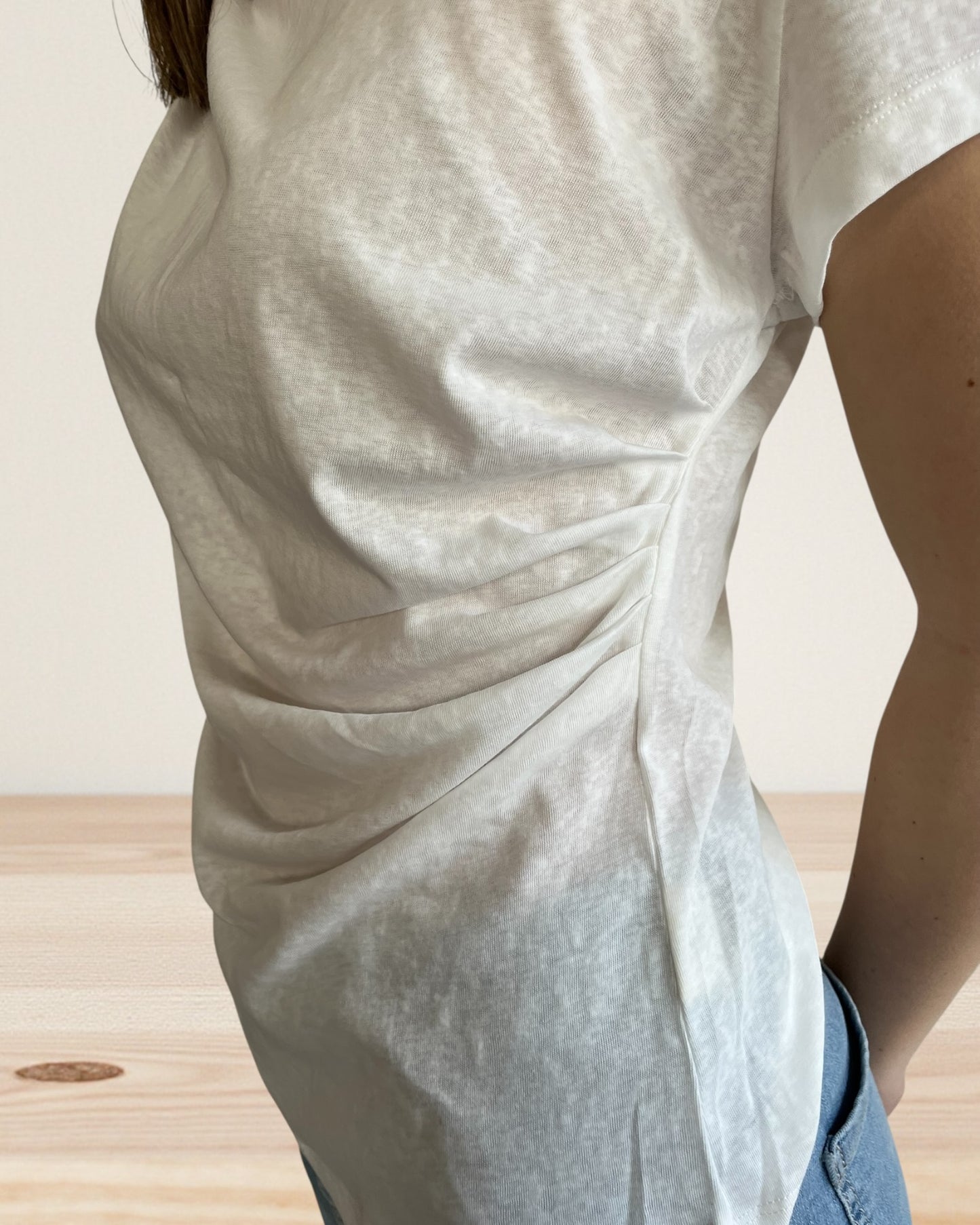 T-shirt con arricciatura art. IRALINE ARTLOVE