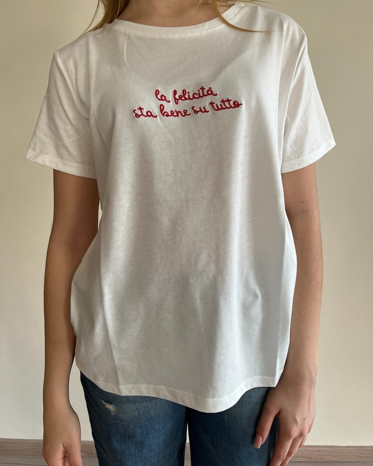 T-shirt con scritte CHEAP&CHIC