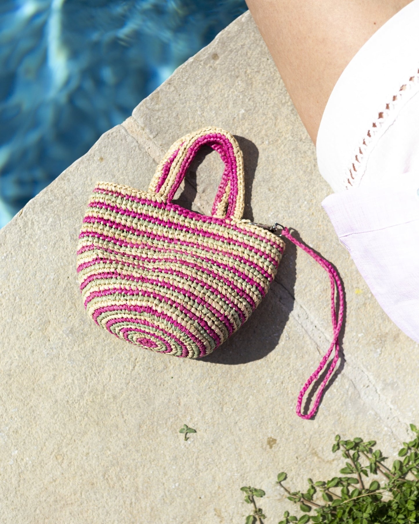 Mini borsa in rafia VICKY LIMAIA