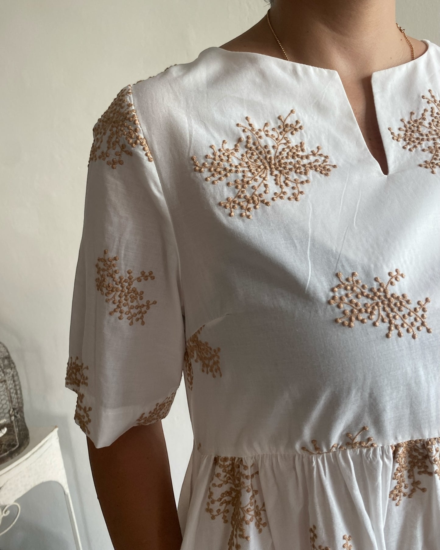 Abito con ricami art. DS1173 DOPPIOSENSO
