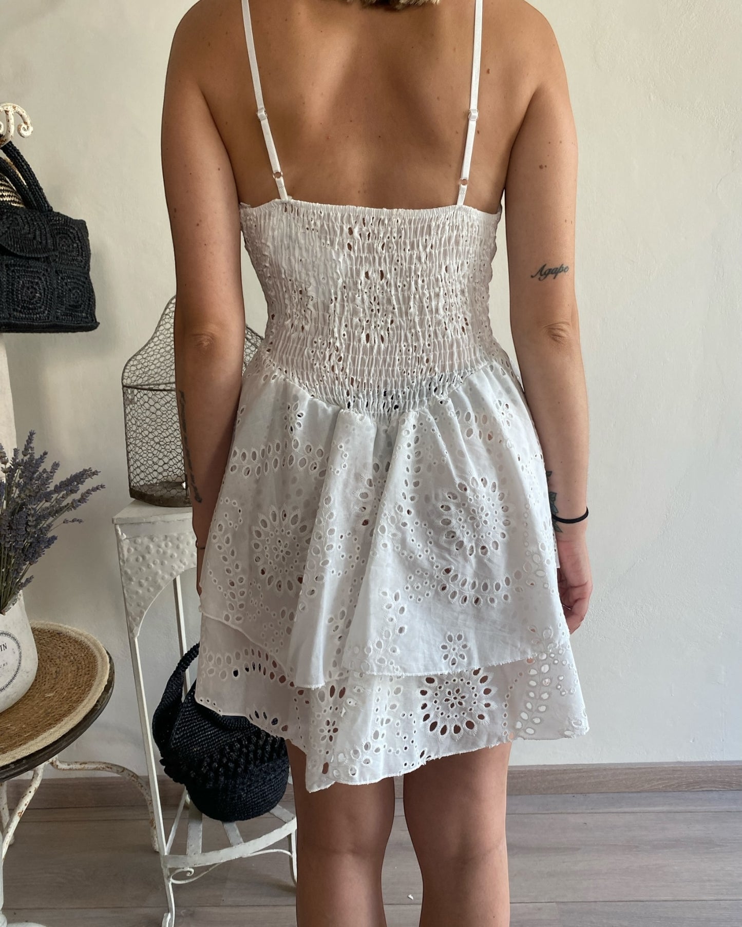Mini abito sangallo art. 39488 CHEAP&CHIC